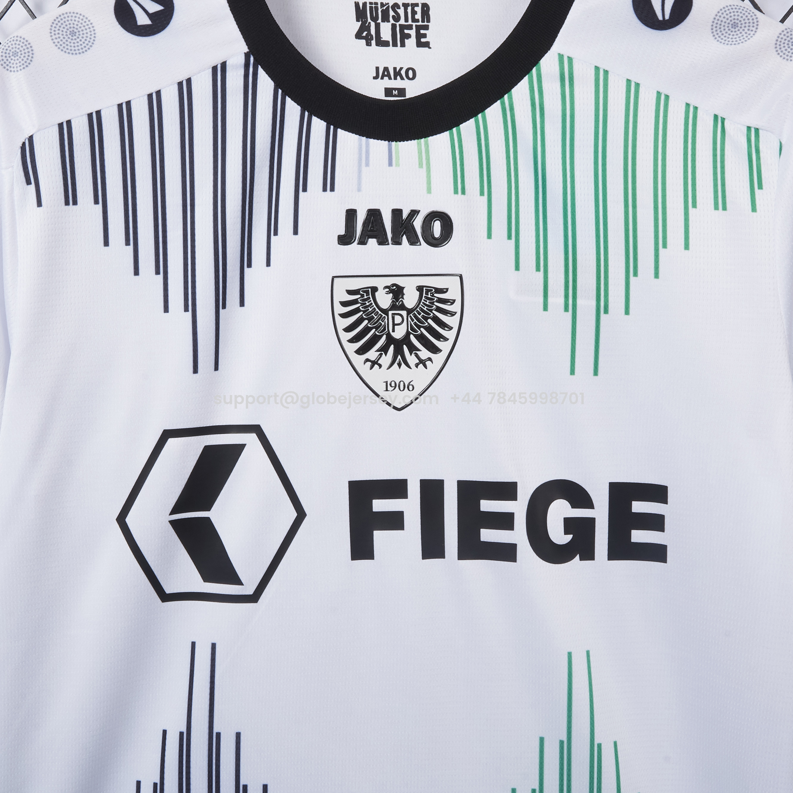 GlobeJersey-Preussen Munster 25-26 Away Jersey - Fans Version