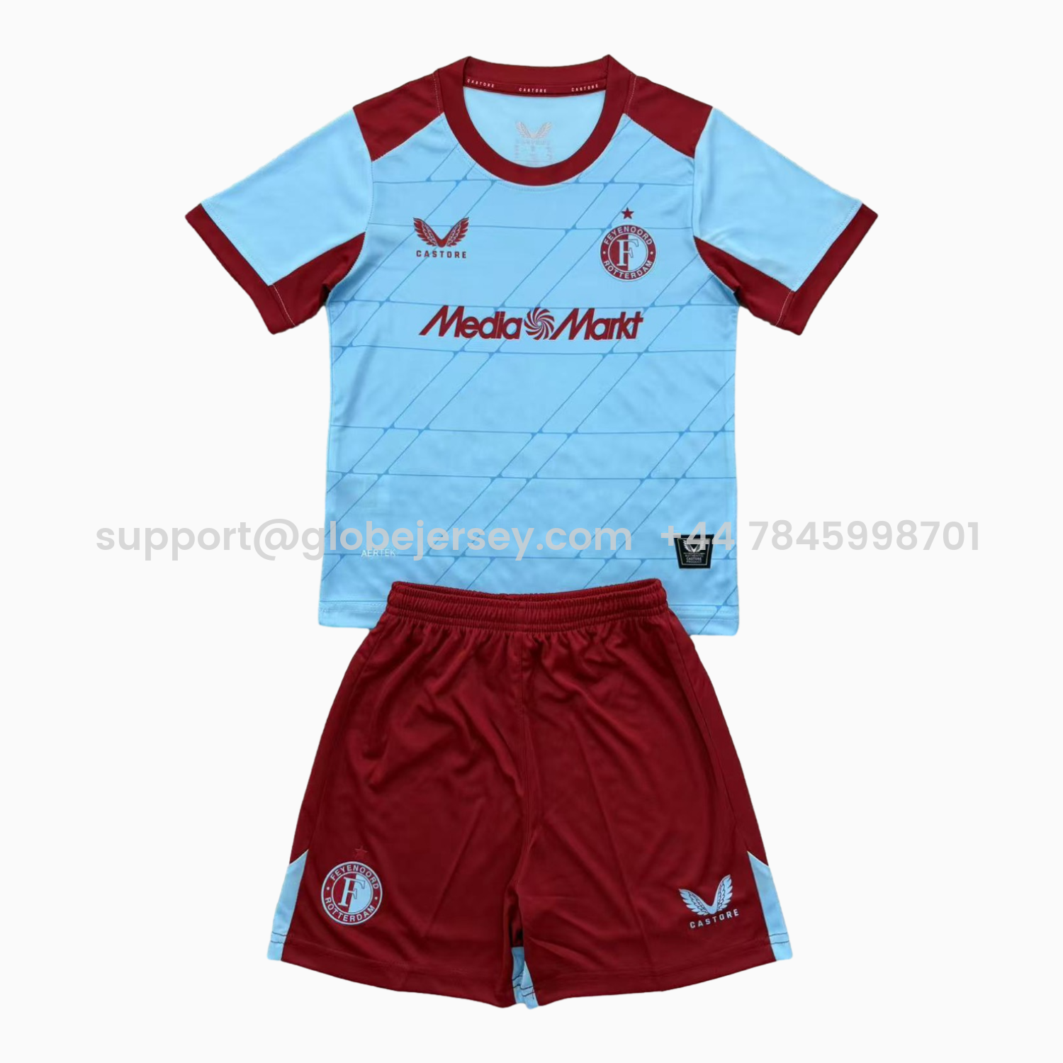 GlobeJersey-Feyenoord 25-26 Third Men's Adult Jersey Set - Fans Version