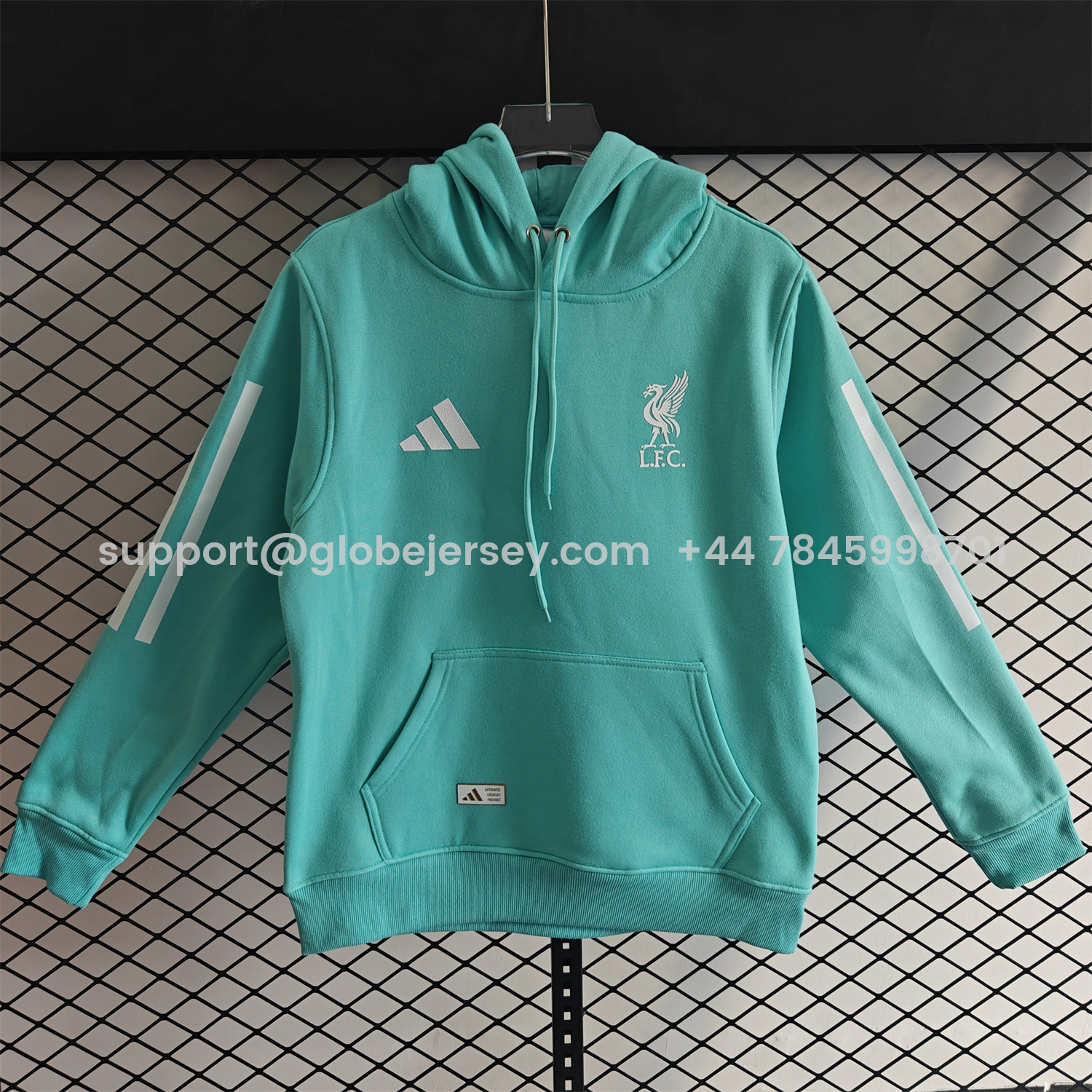 GlobeJersey-Liver.pool 25-26 Home Unisex Pullover Hoodie