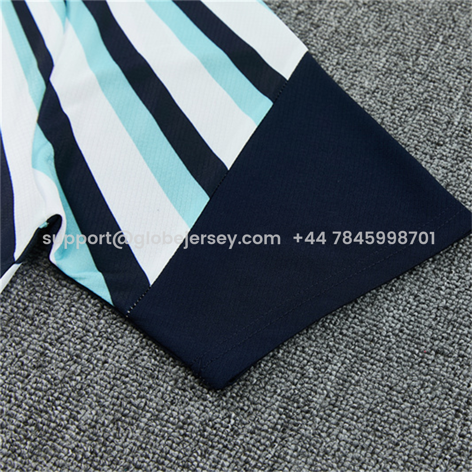 GlobeJersey-Argentina 2026 Kids Short-Sleeve Training Set - Blue Rays Top and Blue Shorts