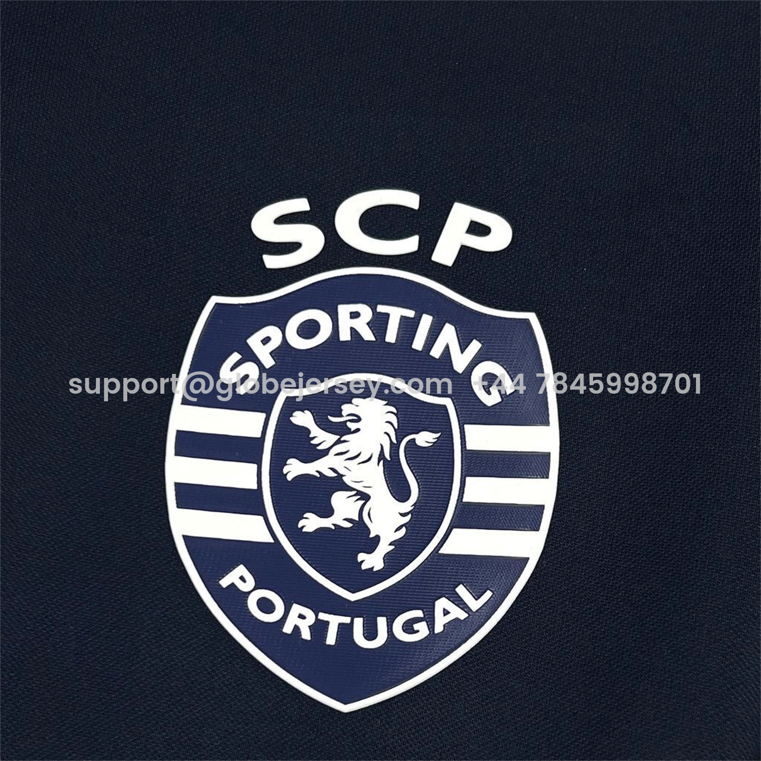 GlobeJersey-Sporting CP 25-26 Deep Blue Pre-Match Training Jersey - Fans Version