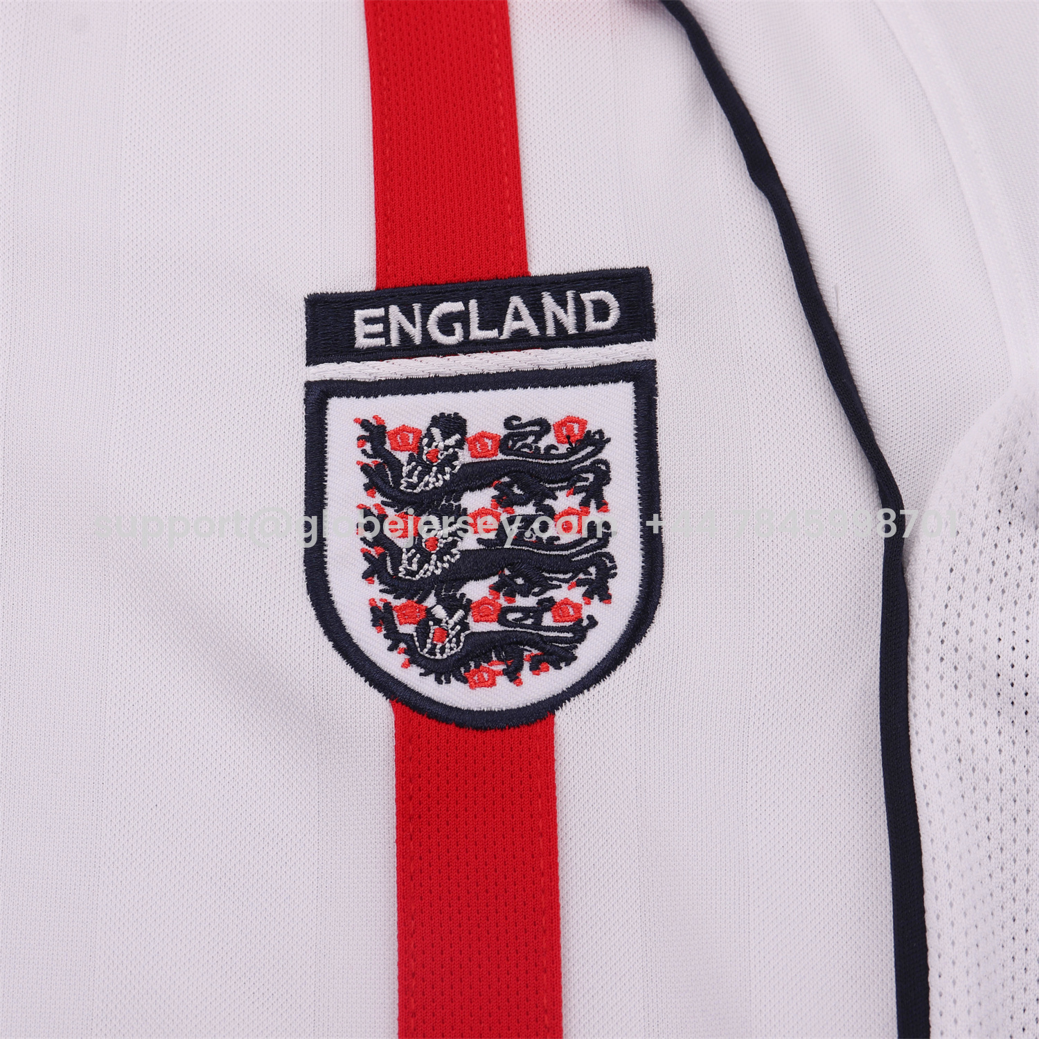 GlobeJersey-Retro England 2002 Home Kids Kit