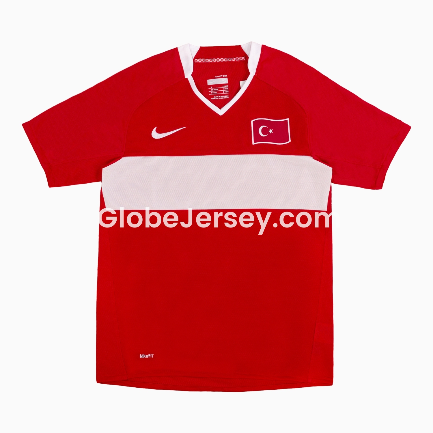 GlobeJersey-Retro Turkey 2008 Home Jersey