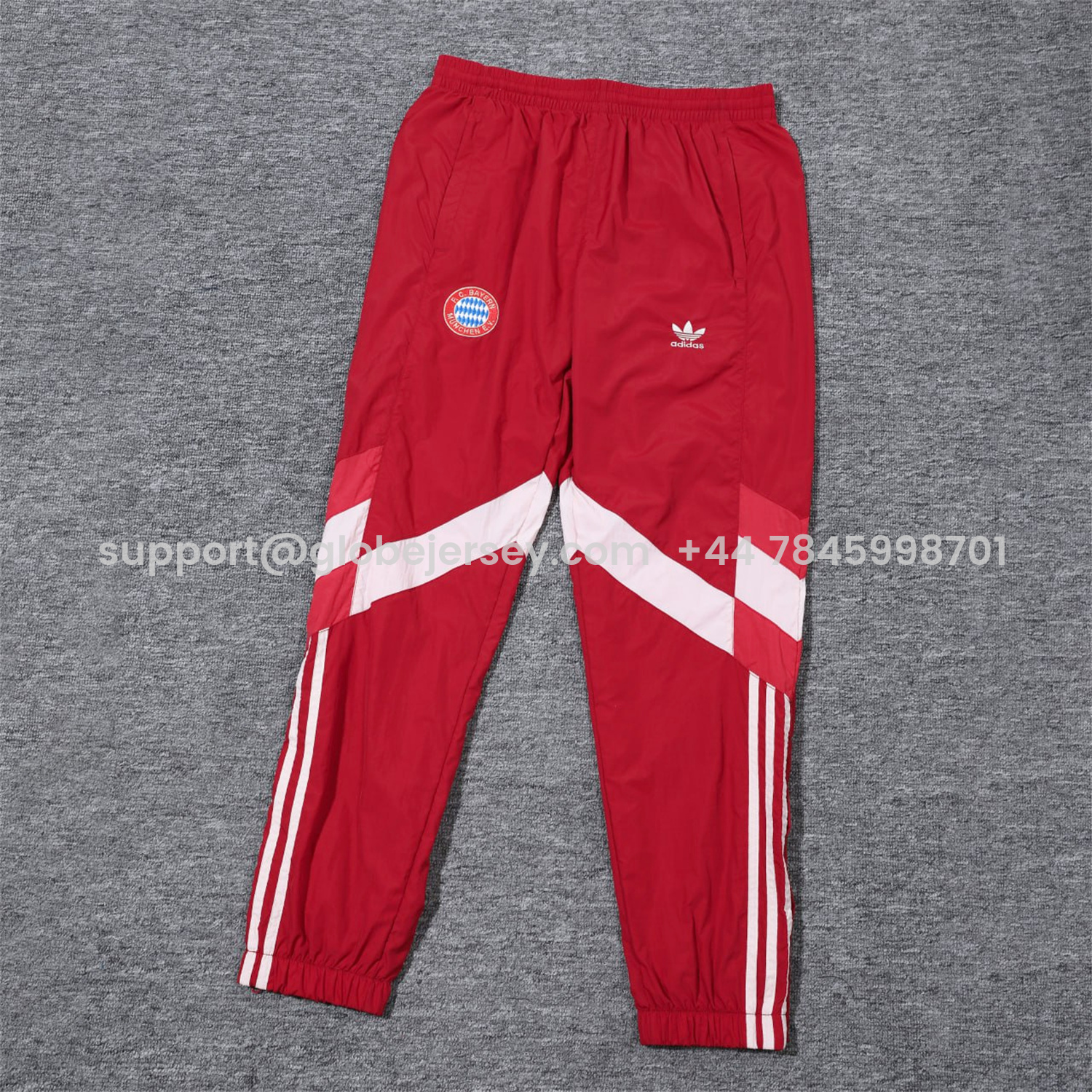 GlobeJersey-Bayern Munich 25-26 Terrace Icon Pants - Red