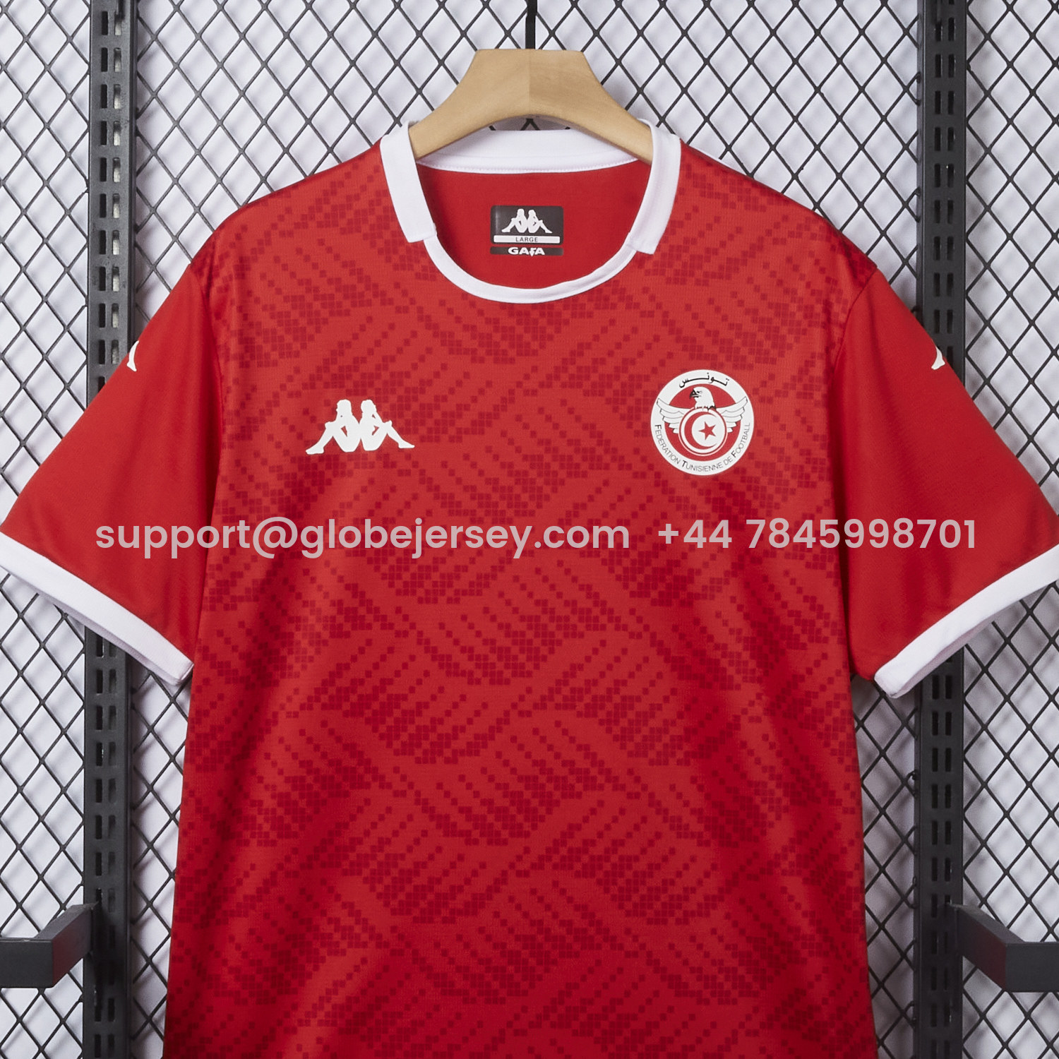 GlobeJersey-Tunisia 2026 Home Red Jersey - Fans Version