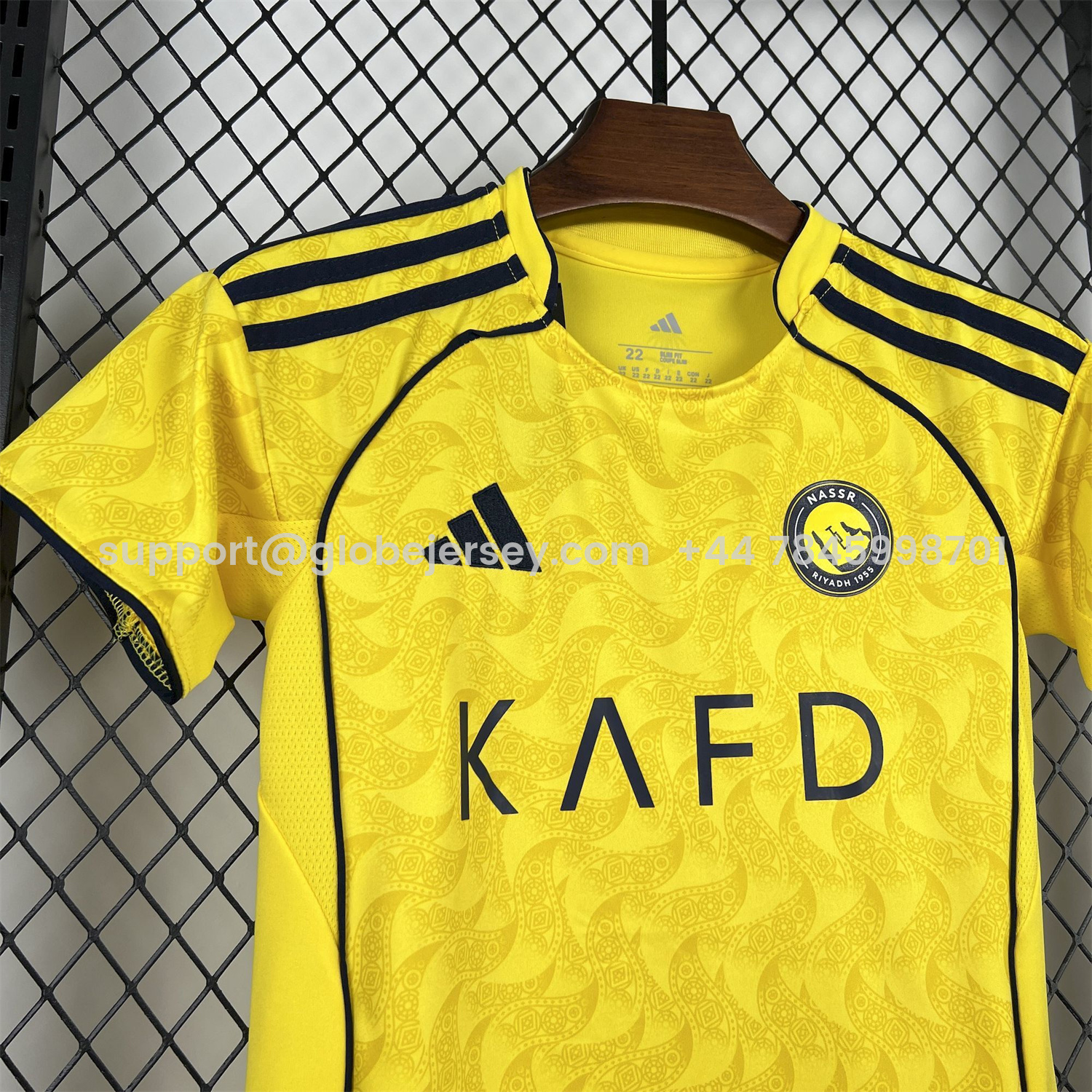 GlobeJersey-Al Nassr Riyadh Victory 25-26 Home Kids Kit