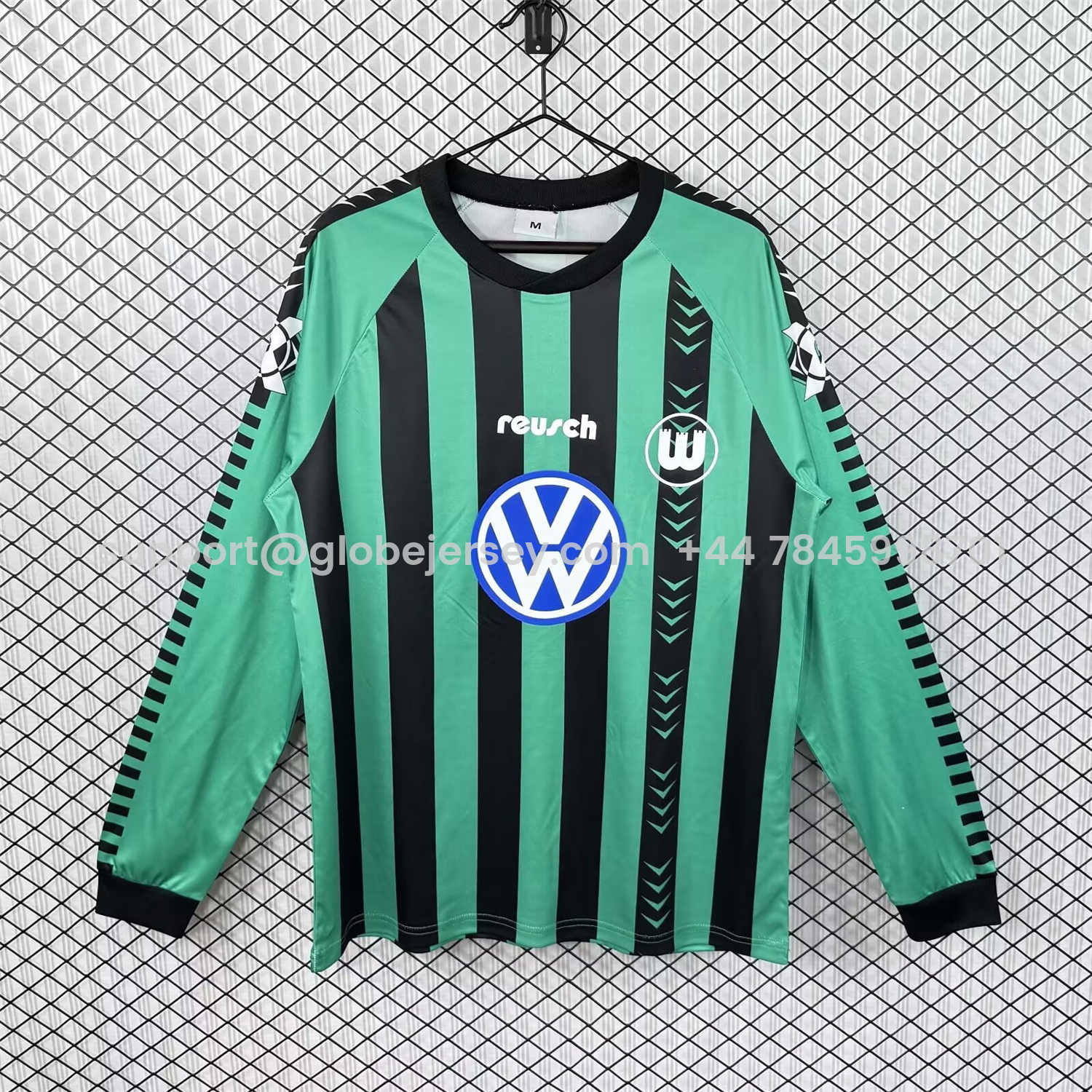 GlobeJersey-Retro Wolfsburg 1994-96 Away Long Sleeves Jersey