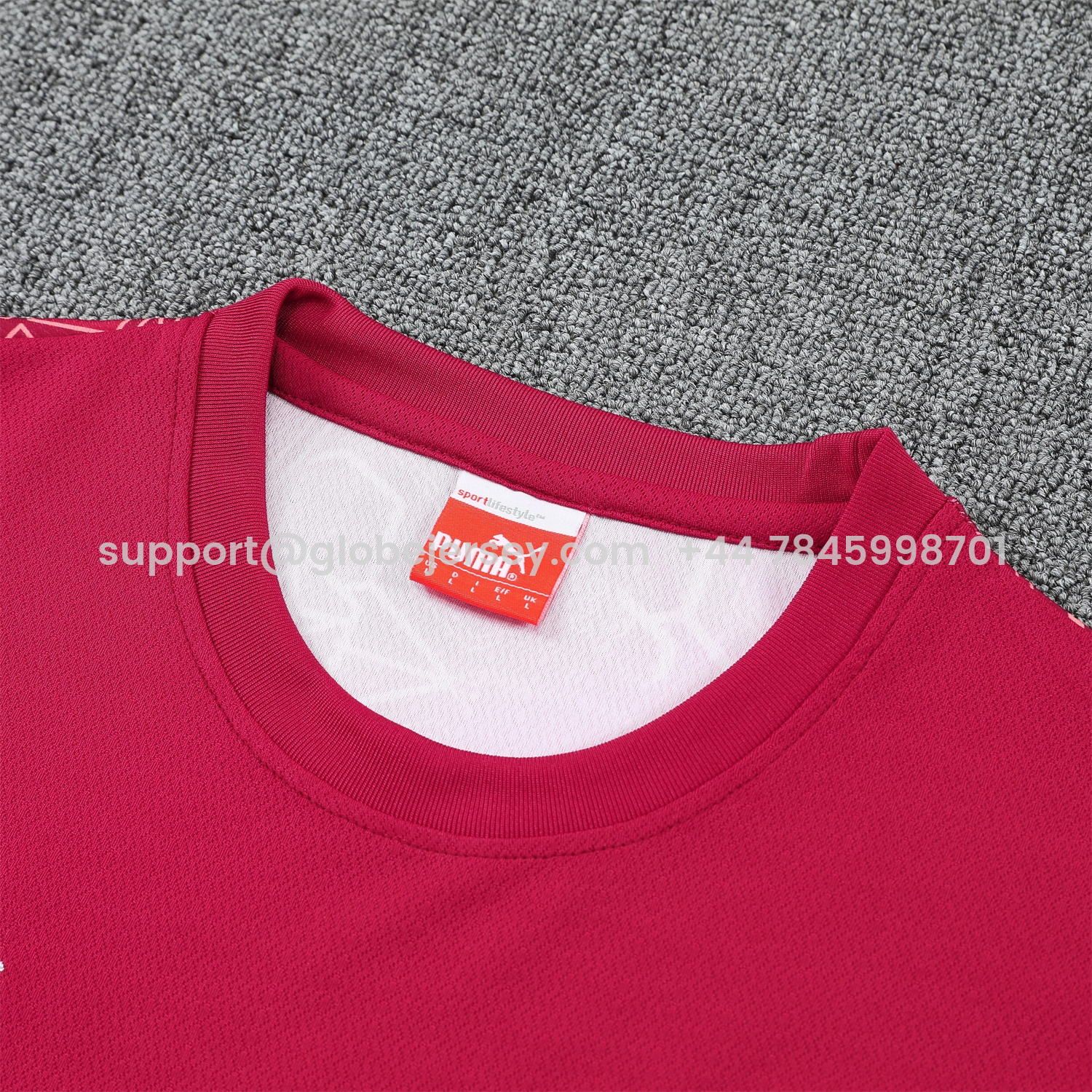 GlobeJersey-Morocco 2026 Vest Training Set - Red Top and Green Shorts