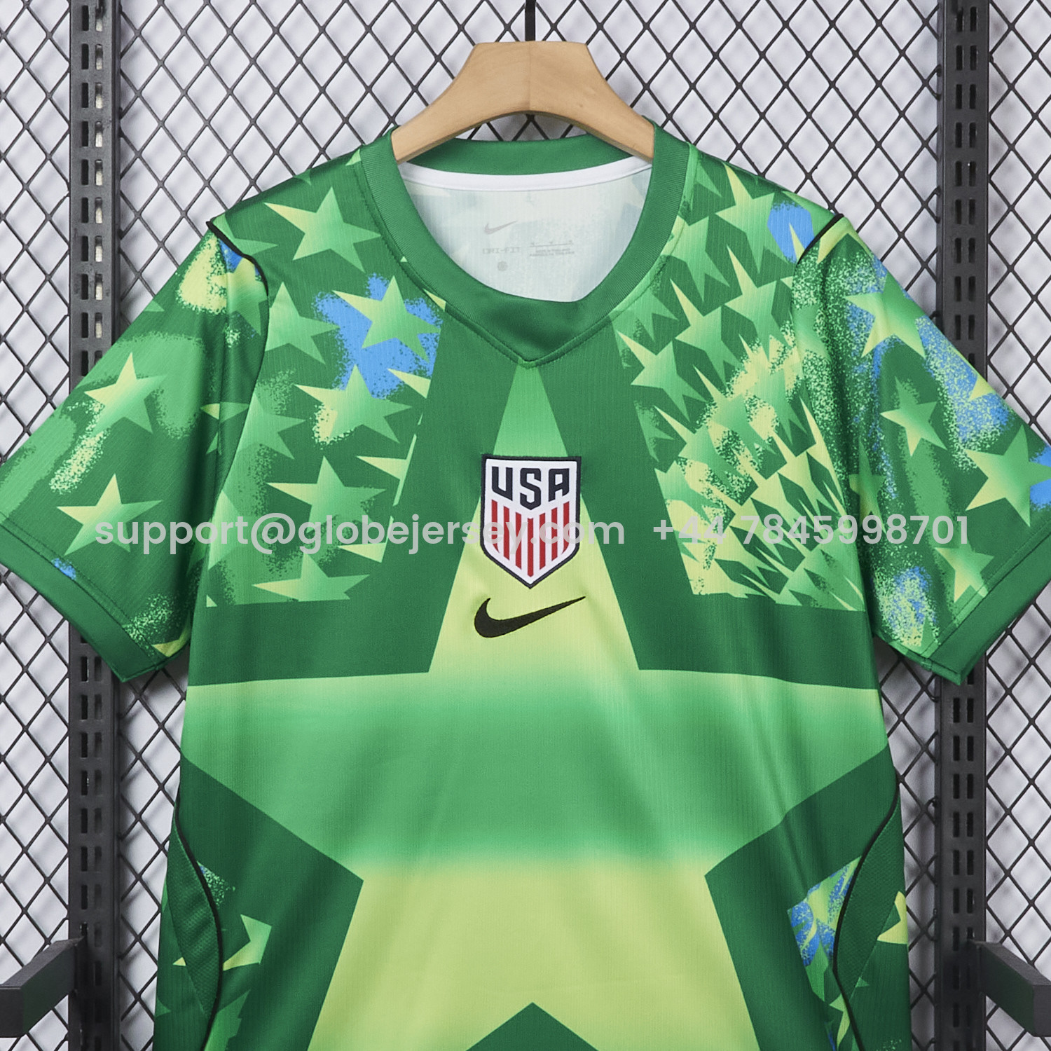 GlobeJersey-United States USA 2026 Green Goalkeeper Jersey - Fans Version