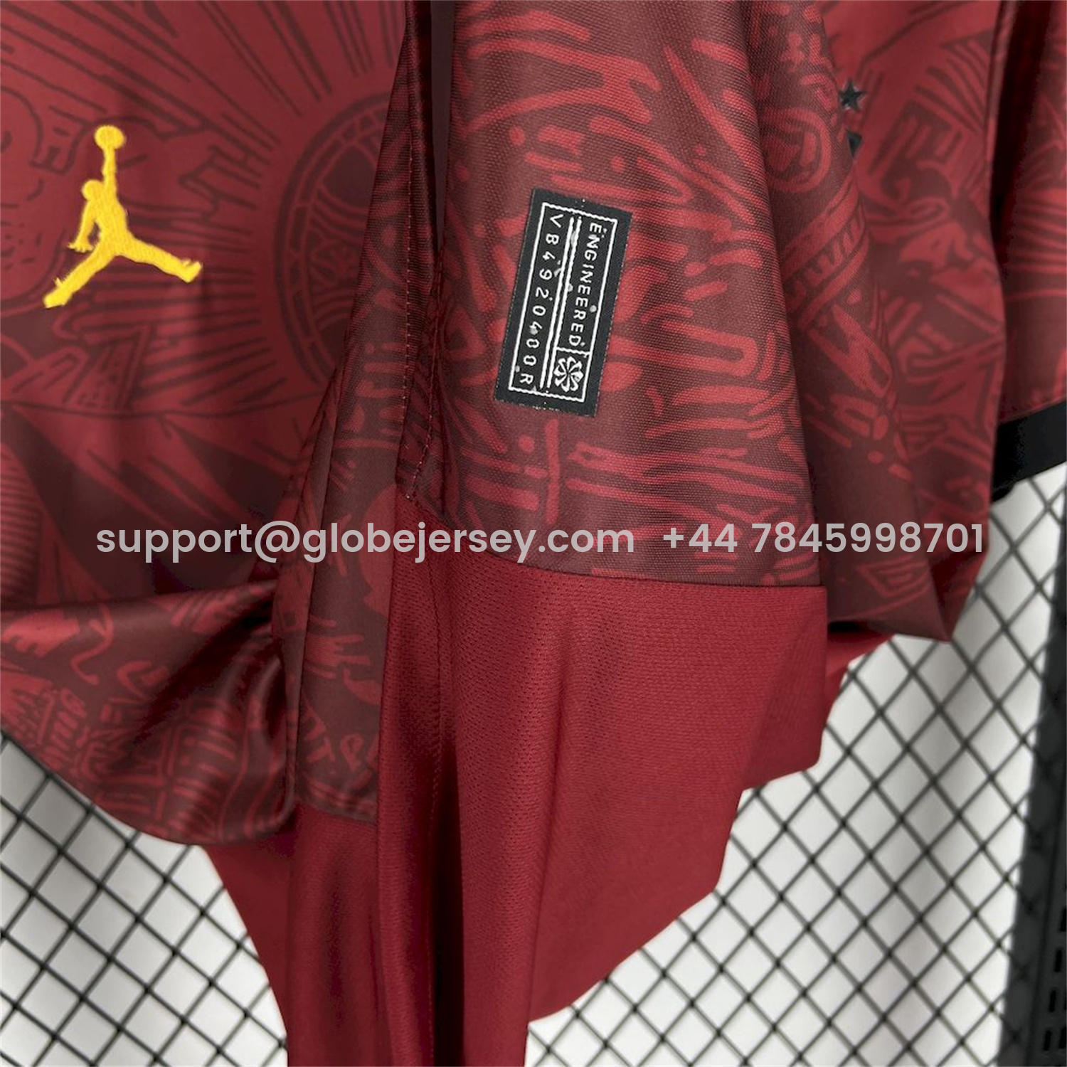 GlobeJersey-Brazil 25-26 Jordan Maroon Deep Red Special Edition Jersey - Fans Version