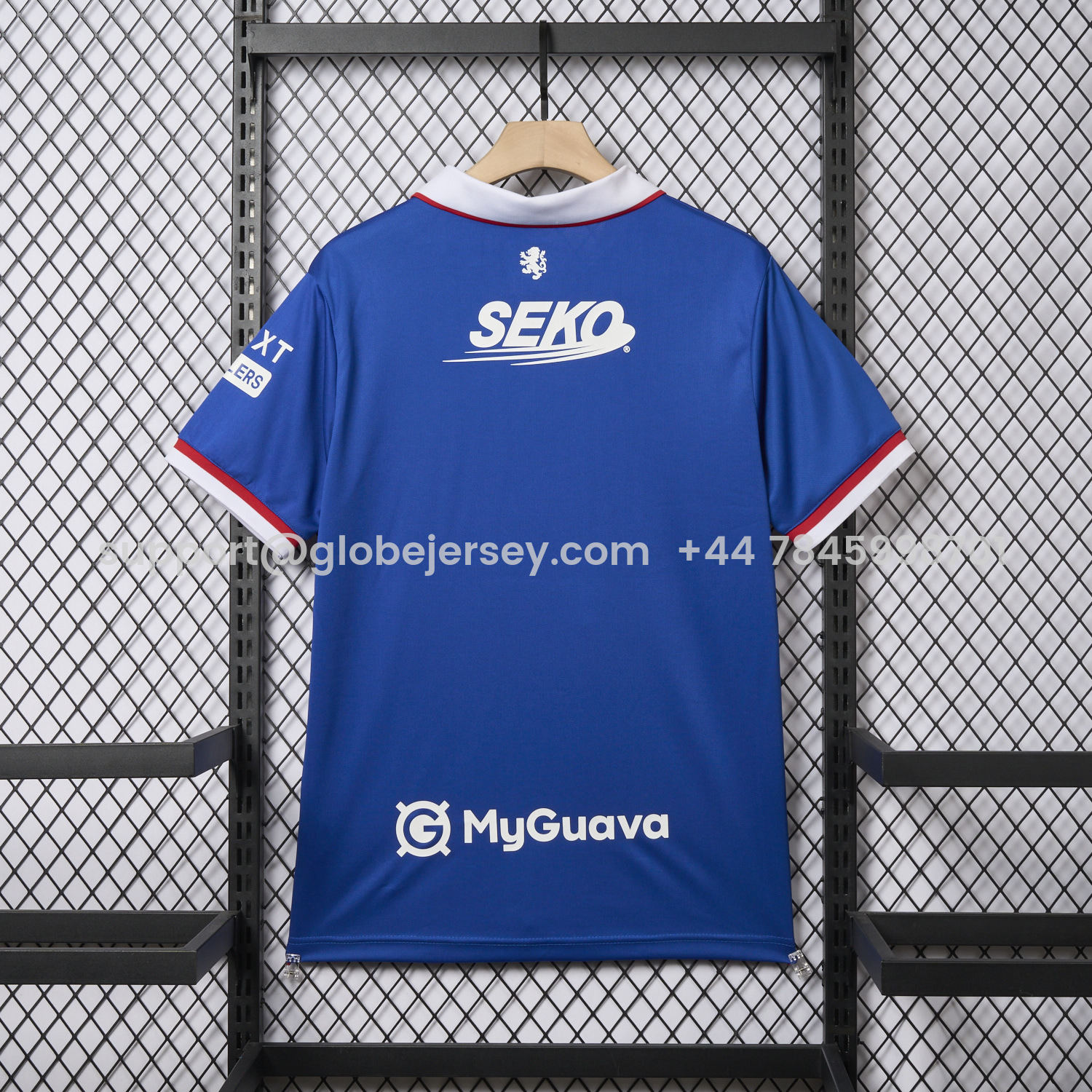 GlobeJersey-Glasgow Rangers 25-26 Home Jersey - Fans Version