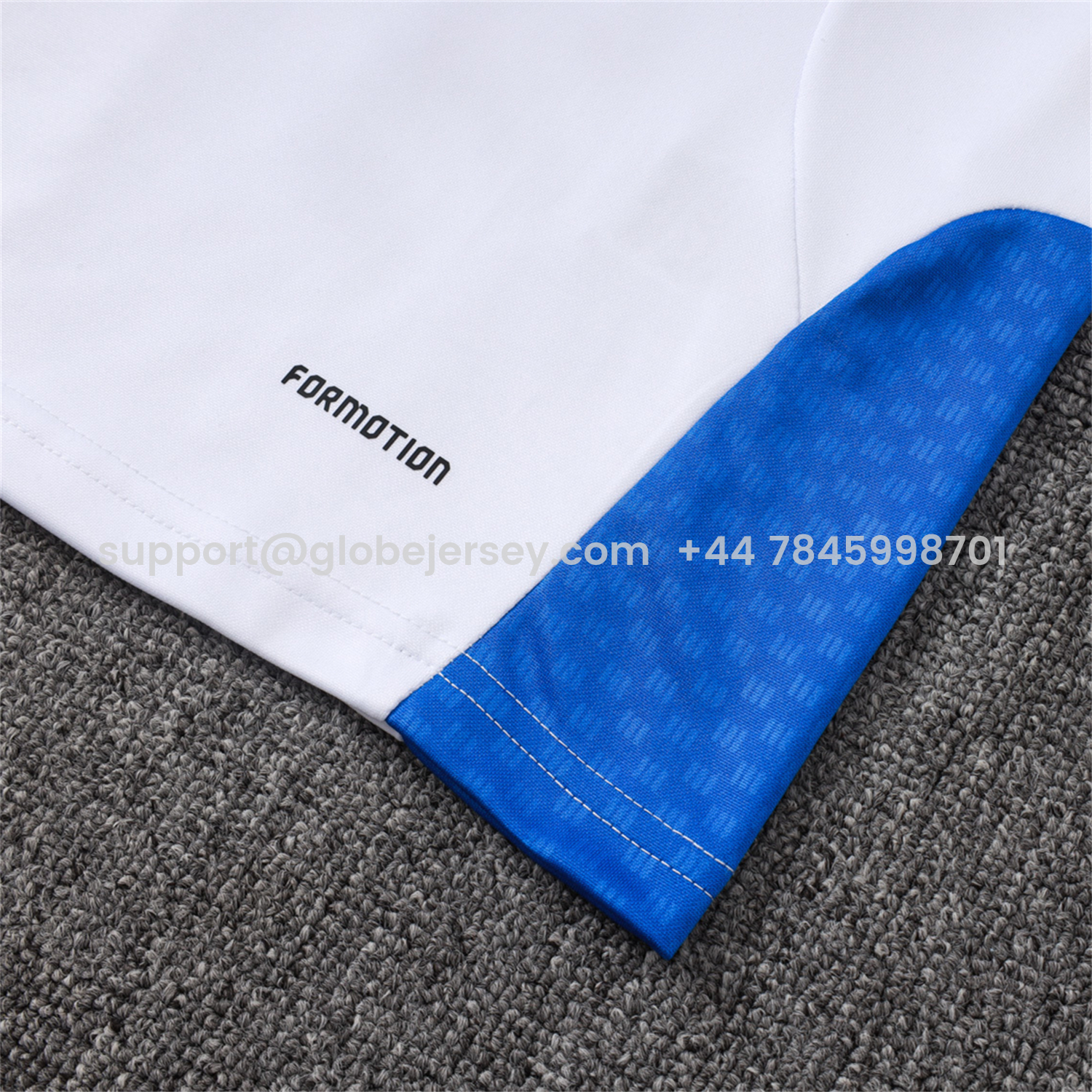 GlobeJersey-Colombia 2026 Long Sleeve Training Set - White Top & Black Pants