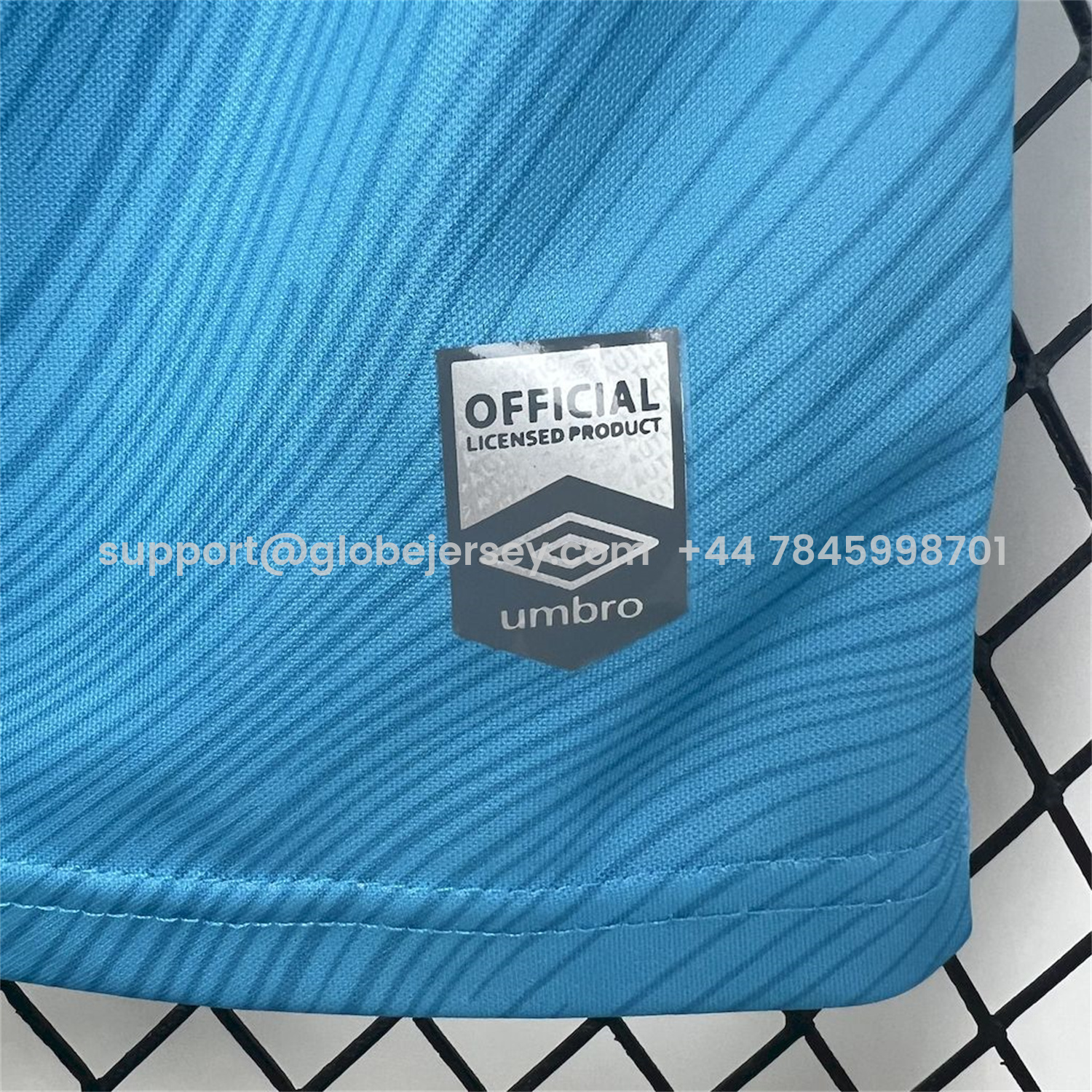 GlobeJersey-Santos 25-26 Third Blue Unsponsored Jersey - Fans Version