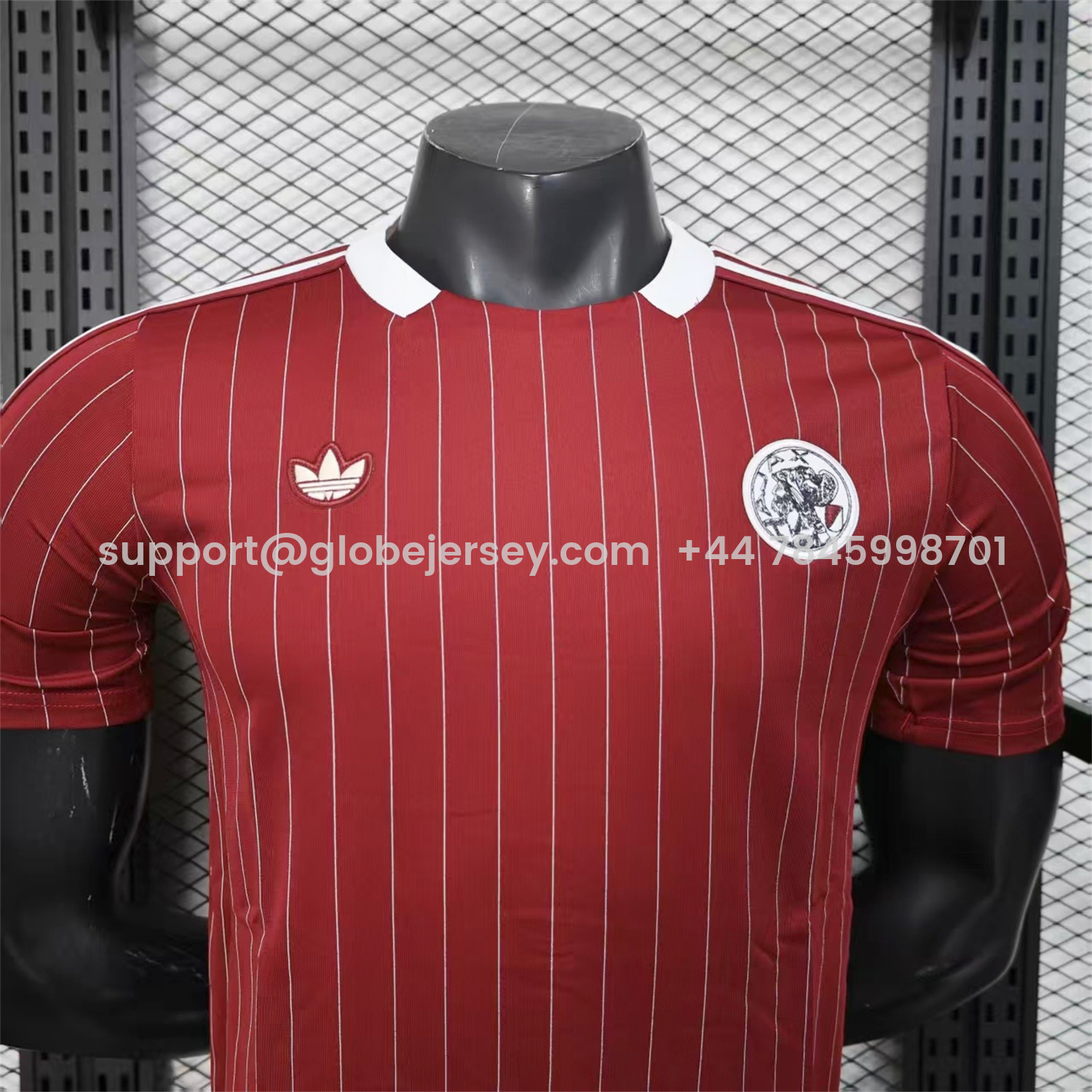 GlobeJersey-Ajax 25-26 Icon Range Travel Special Edition Red Jersey - Player Version