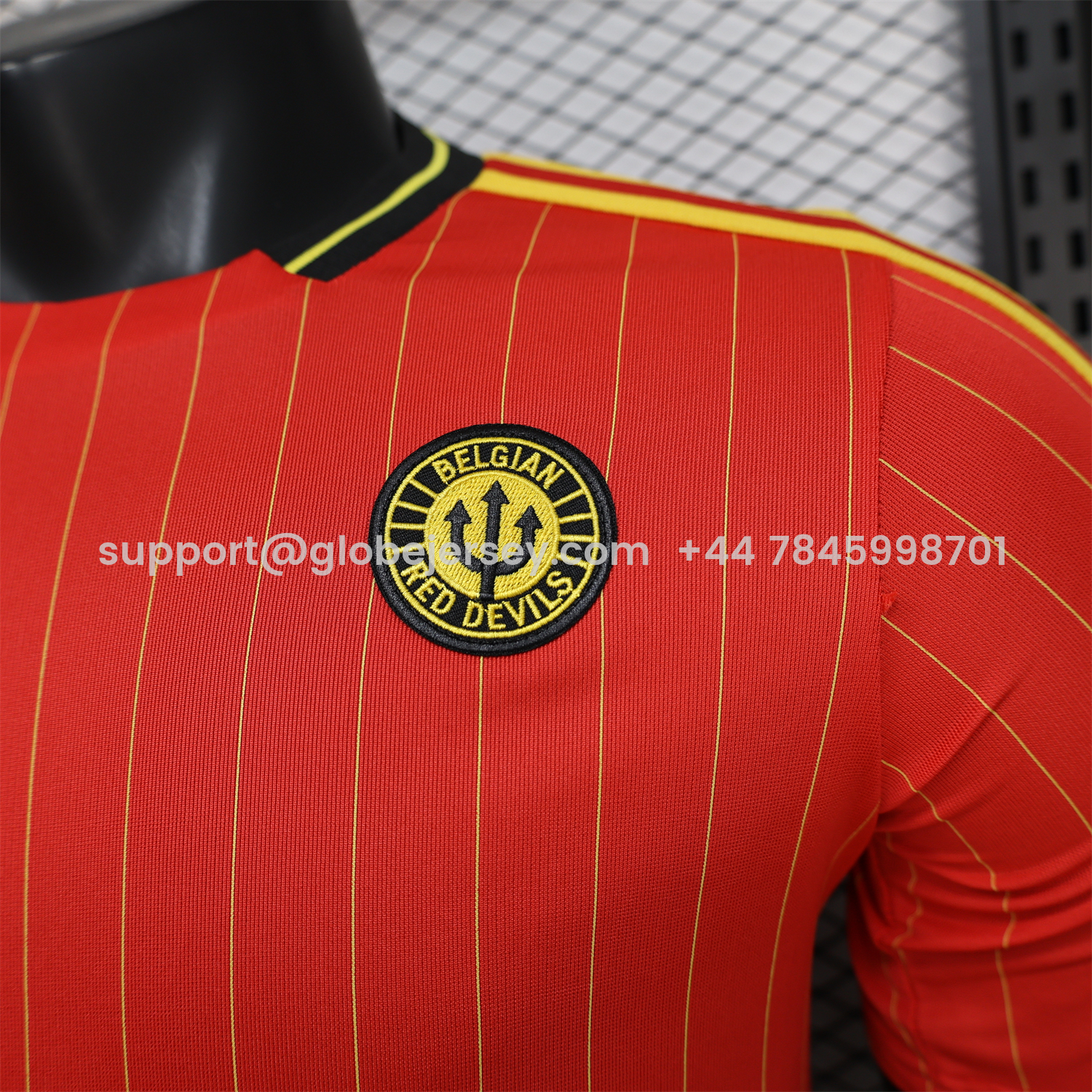 GlobeJersey-Belgium 2026 Terrace Icon Retro Casual Style Red Jersey - Player Version