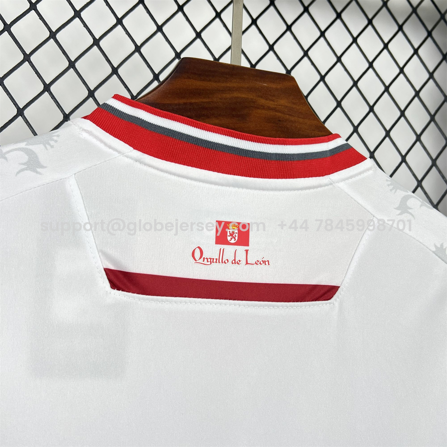 GlobeJersey-Cultural Leonesa 25-26 Home White Jersey - Fans Version