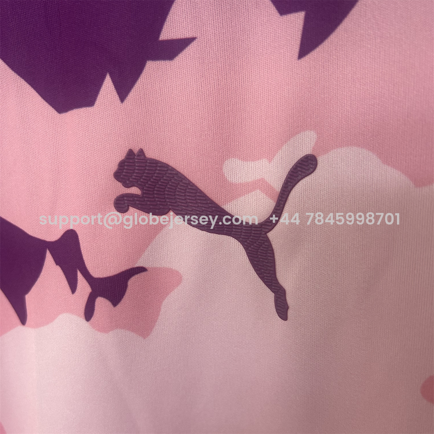 GlobeJersey-Morocco 25-26 Purple Pattern Pink Training Jersey - Fans Version