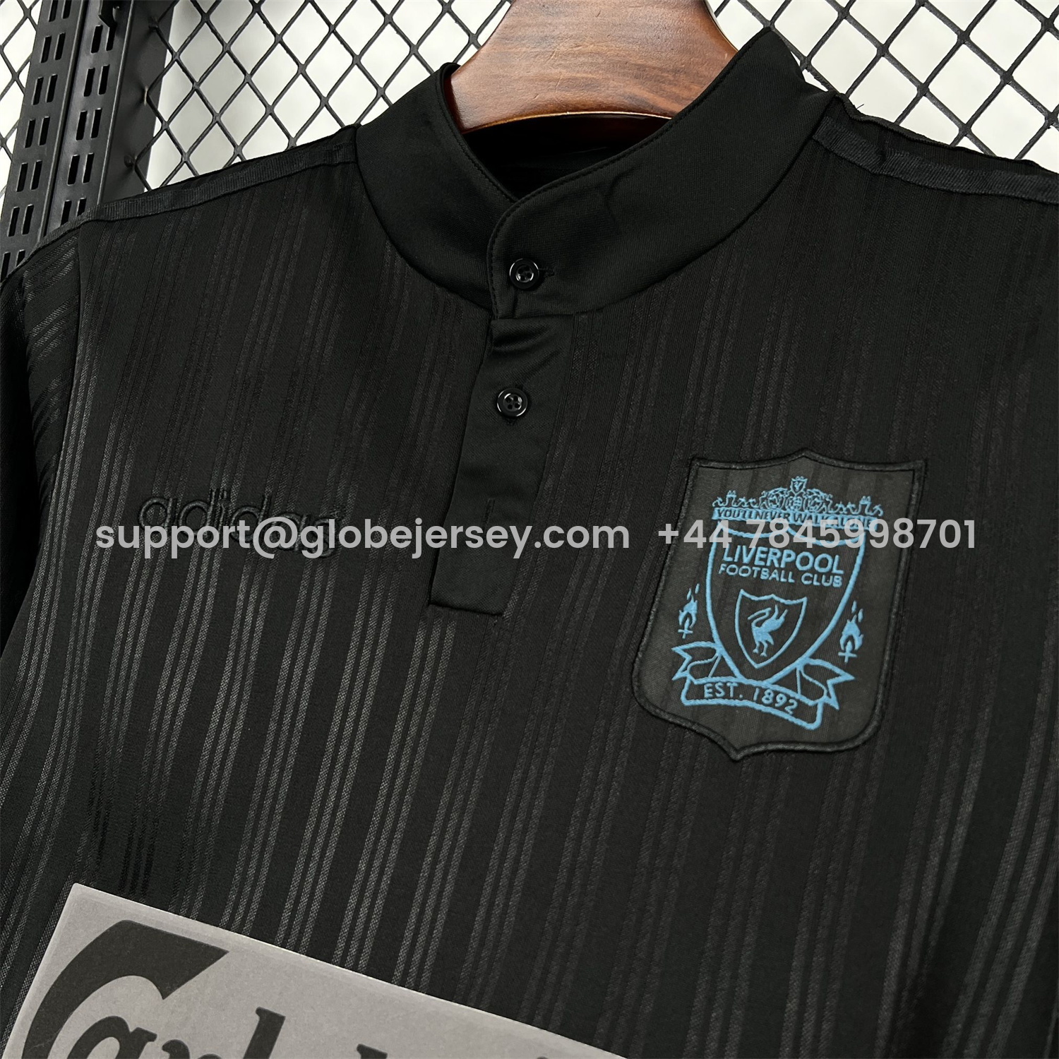 GlobeJersey-Retro Liver.pool 1995-96 Black Special Jersey