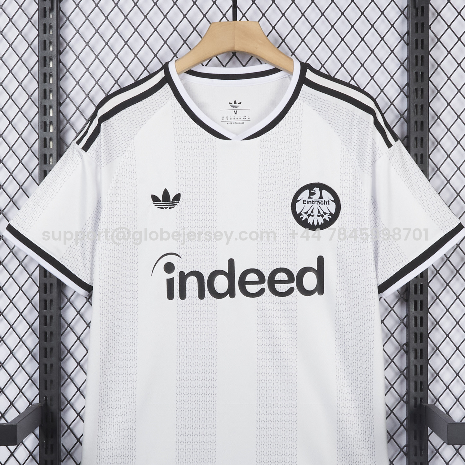 GlobeJersey-Frankfurt 26-27 Away White Jersey - Fans Version