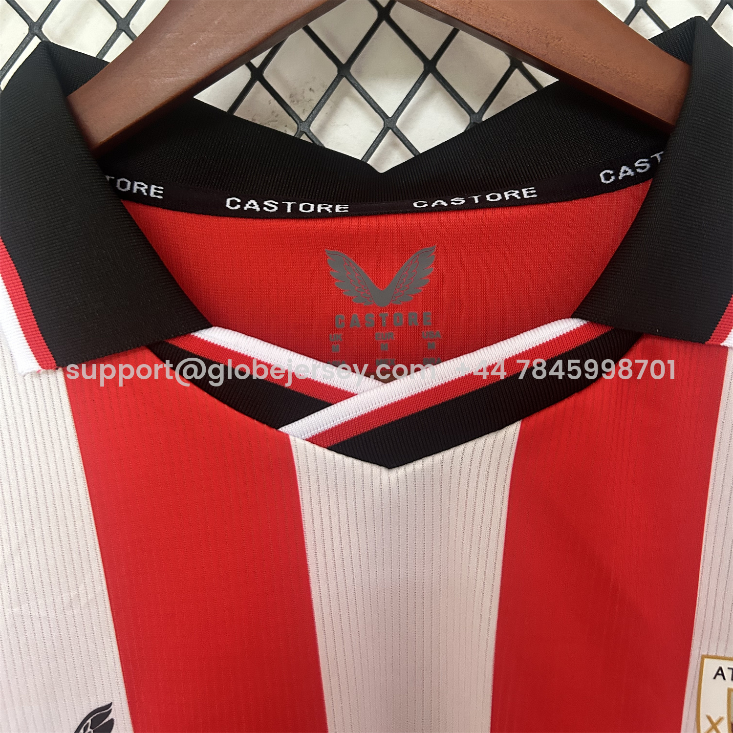GlobeJersey-Athletic Bilbao 25-26 Home Jersey - Fans Version