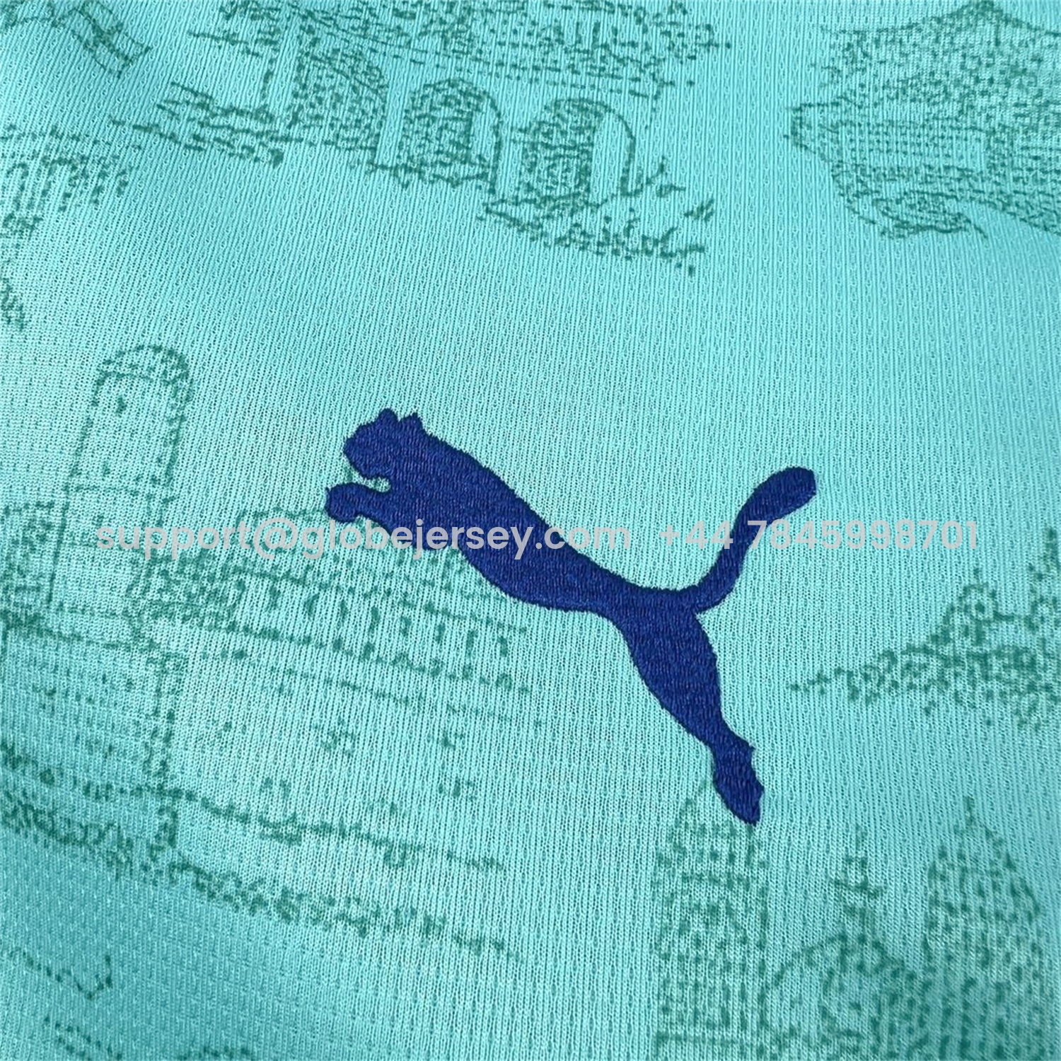 GlobeJersey-Marseille 25-26 Blue Goalkeeper Jersey - Fans Version