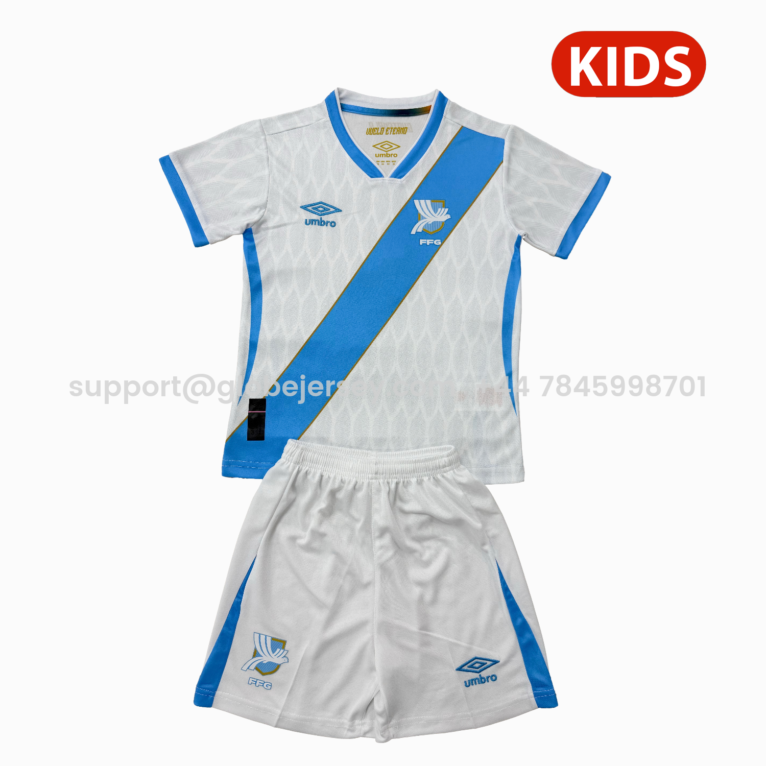 GlobeJersey-Guatemala 2026 Home Kids Kit
