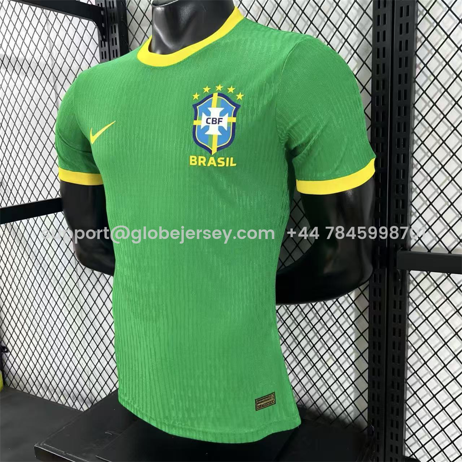 GlobeJersey-Brazil 2026 Green Special Jersey - Player Version