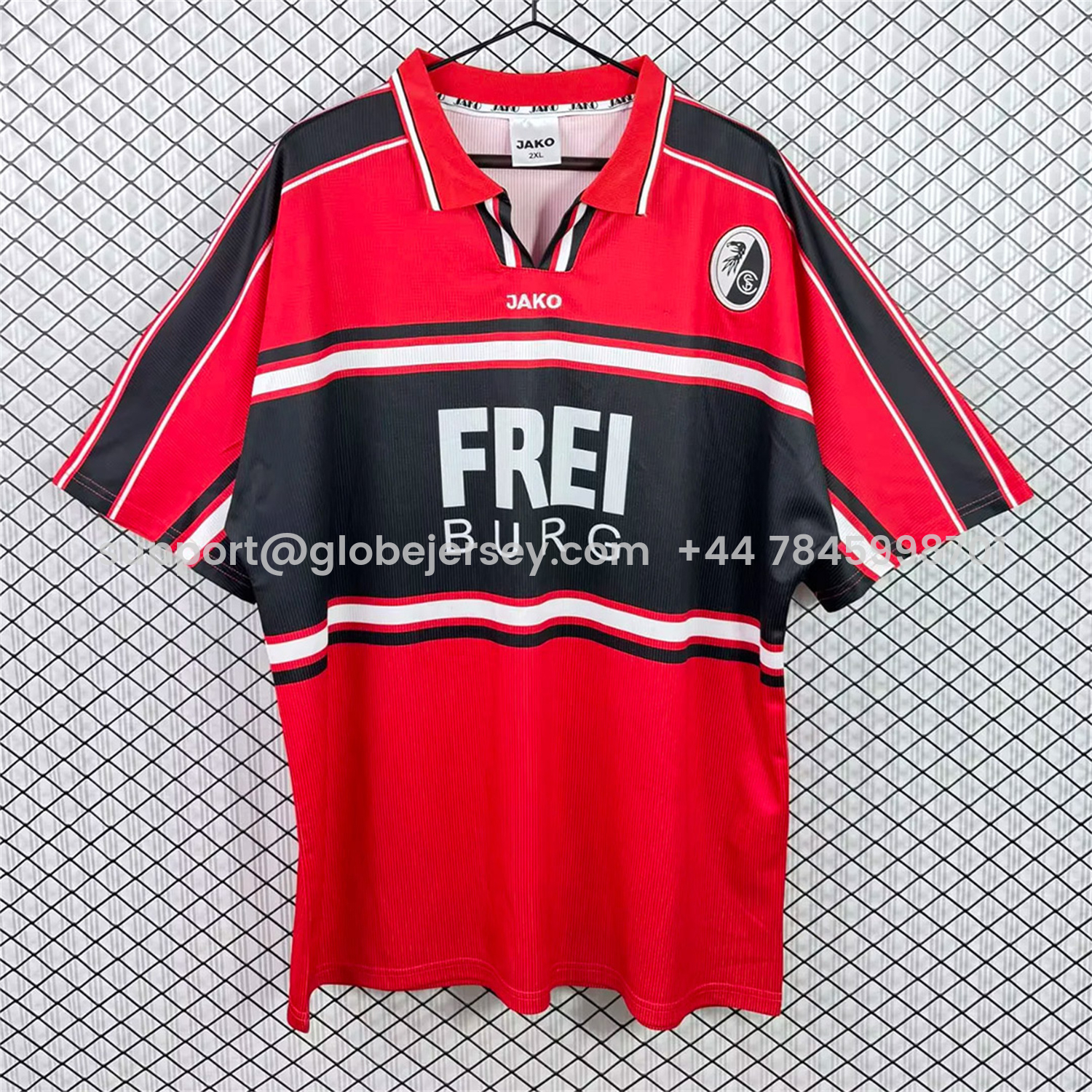 GlobeJersey-Retro Freiburg 2000-01 Home Jersey