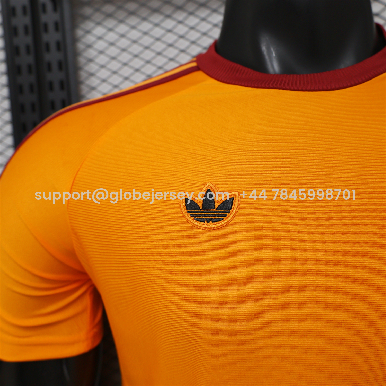 GlobeJersey-AS Roma 25-26 Retro Casual Style Orange Special Jersey - Player Version