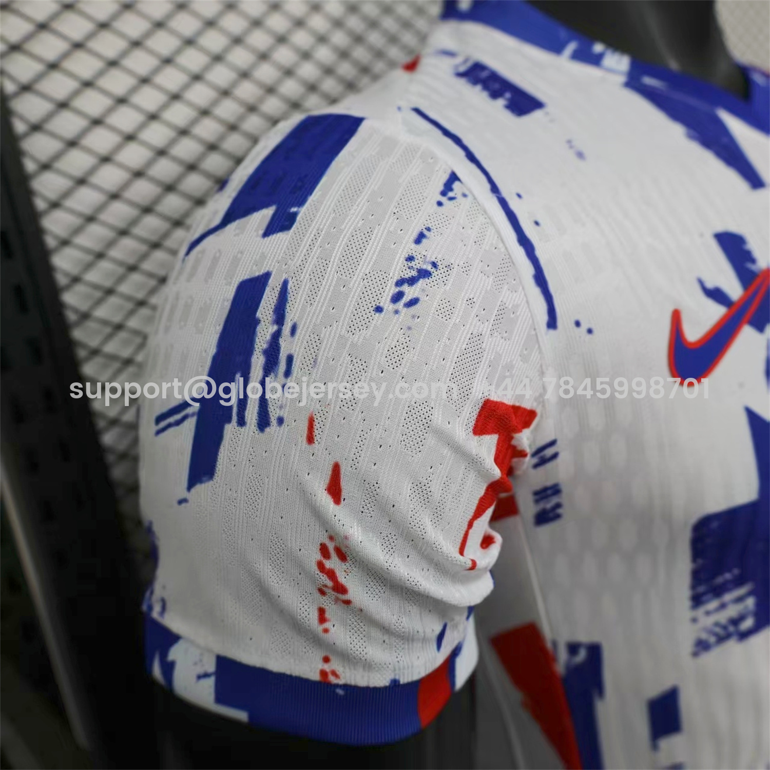 GlobeJersey-France 2026 White Red Blue Special Jersey - Player Version