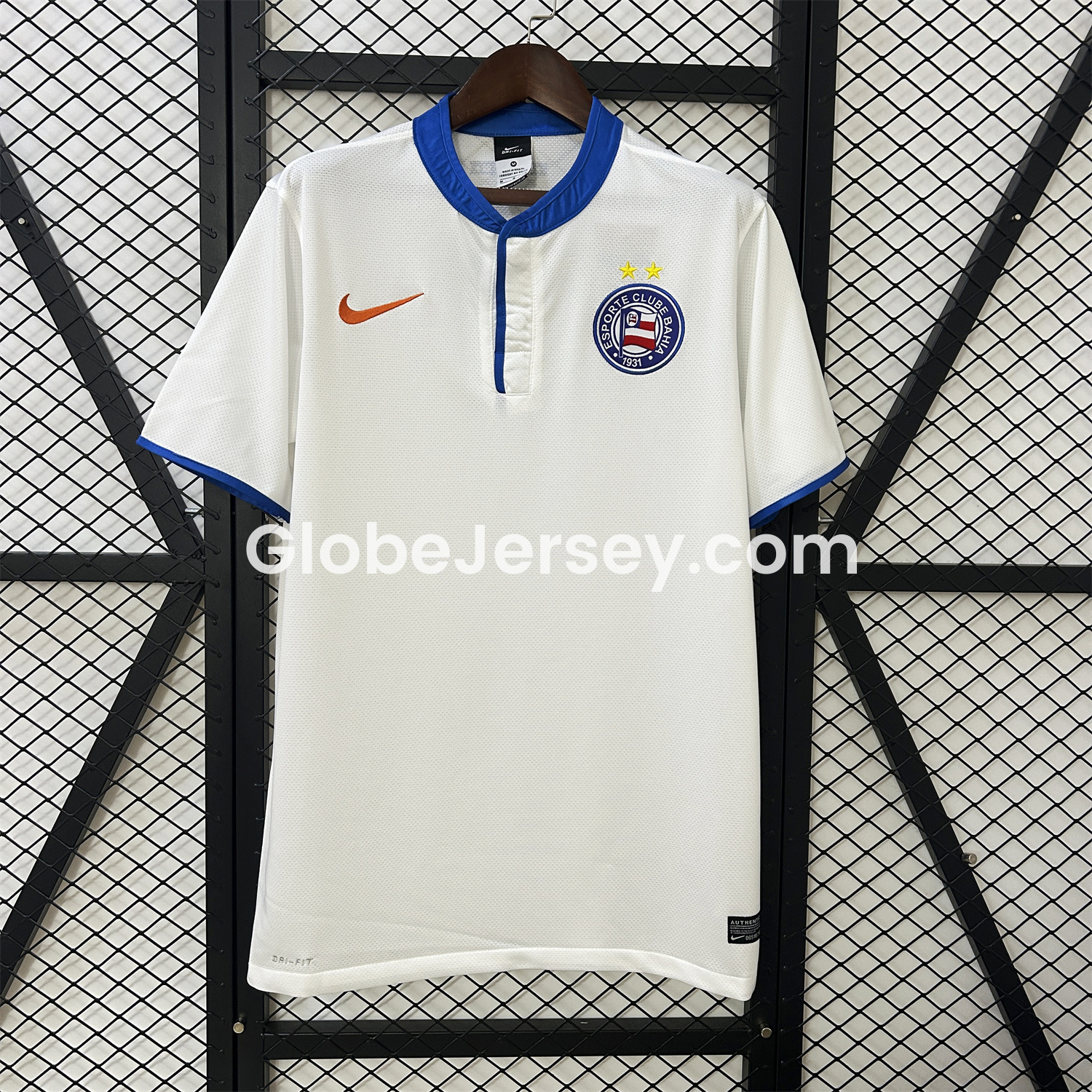 GlobeJersey-Retro Bahia 2013-14 Home Unsponsored Jersey
