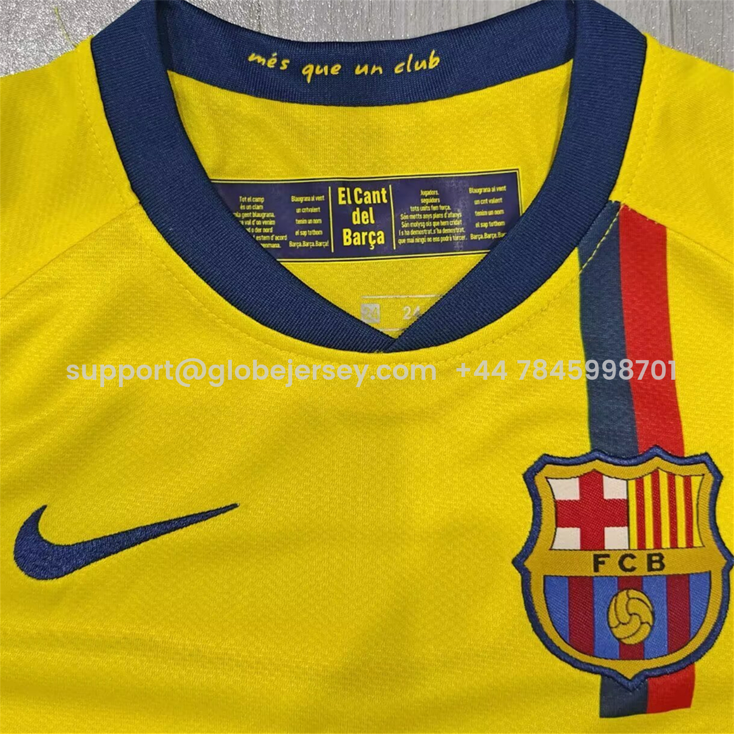 GlobeJersey-Retro Barcelona 2008-09 Away Kids Kit