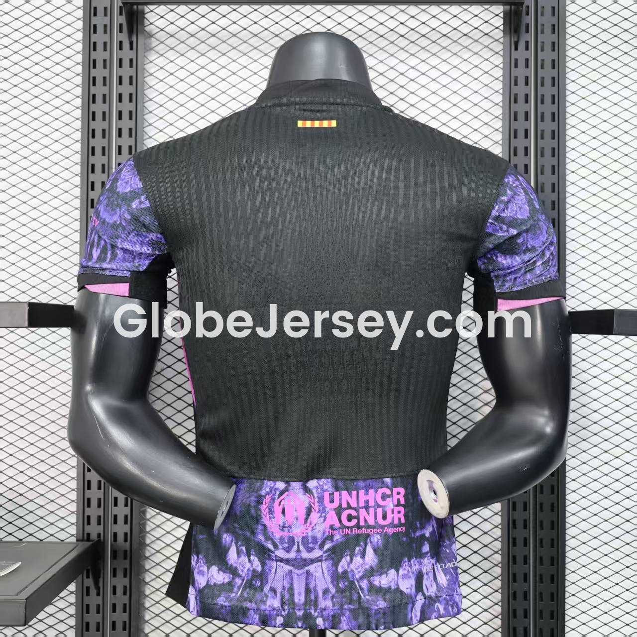 GlobeJersey-Barcelona 25-26 Purple Rock Pattern Jersey - Player Version