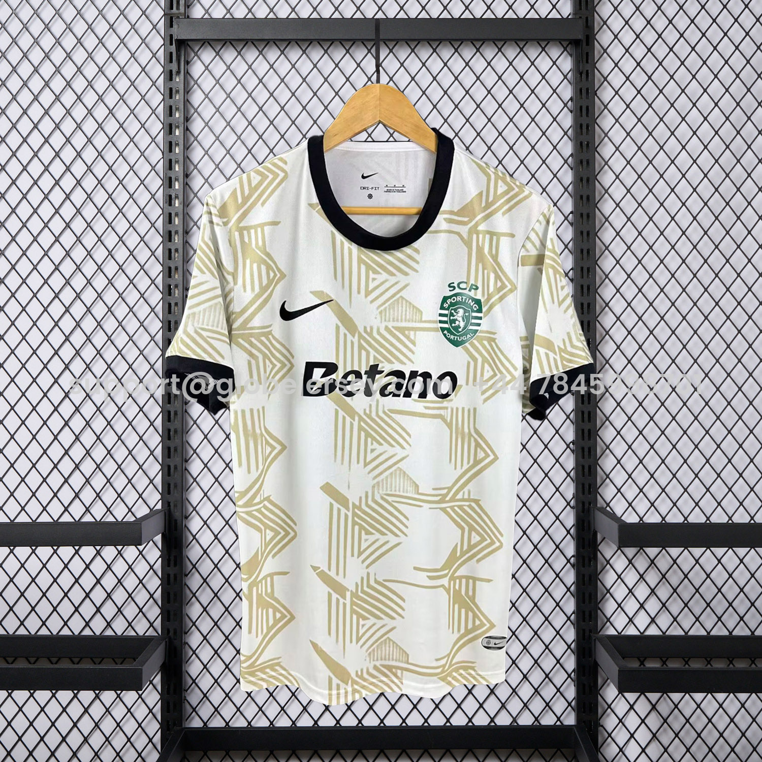 GlobeJersey-Sporting CP 25-26 Yellow And White Special Jersey - Fans Version