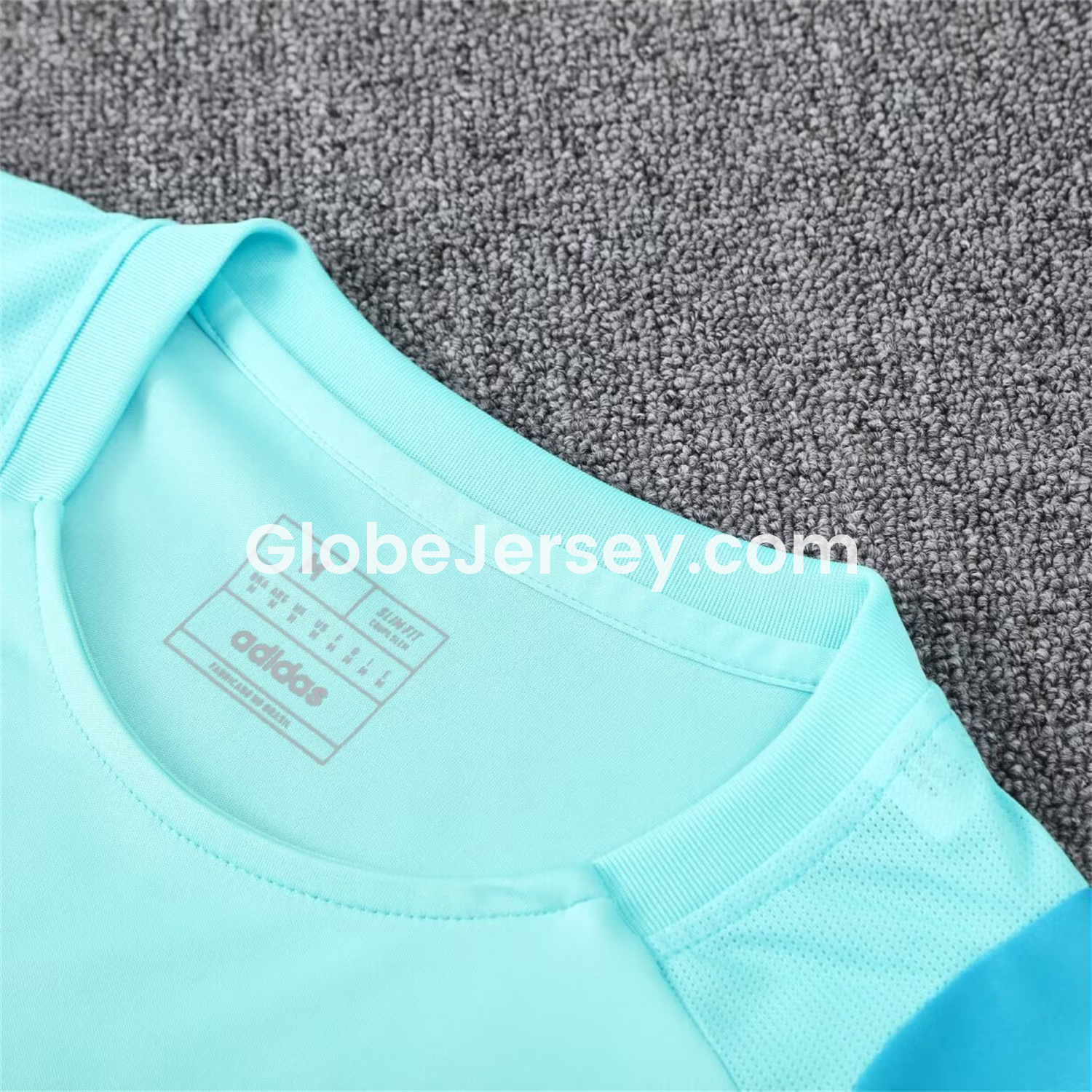 GlobeJersey-Flamengo 25-26 Vest Training Set - Light Blue With Royal Blue