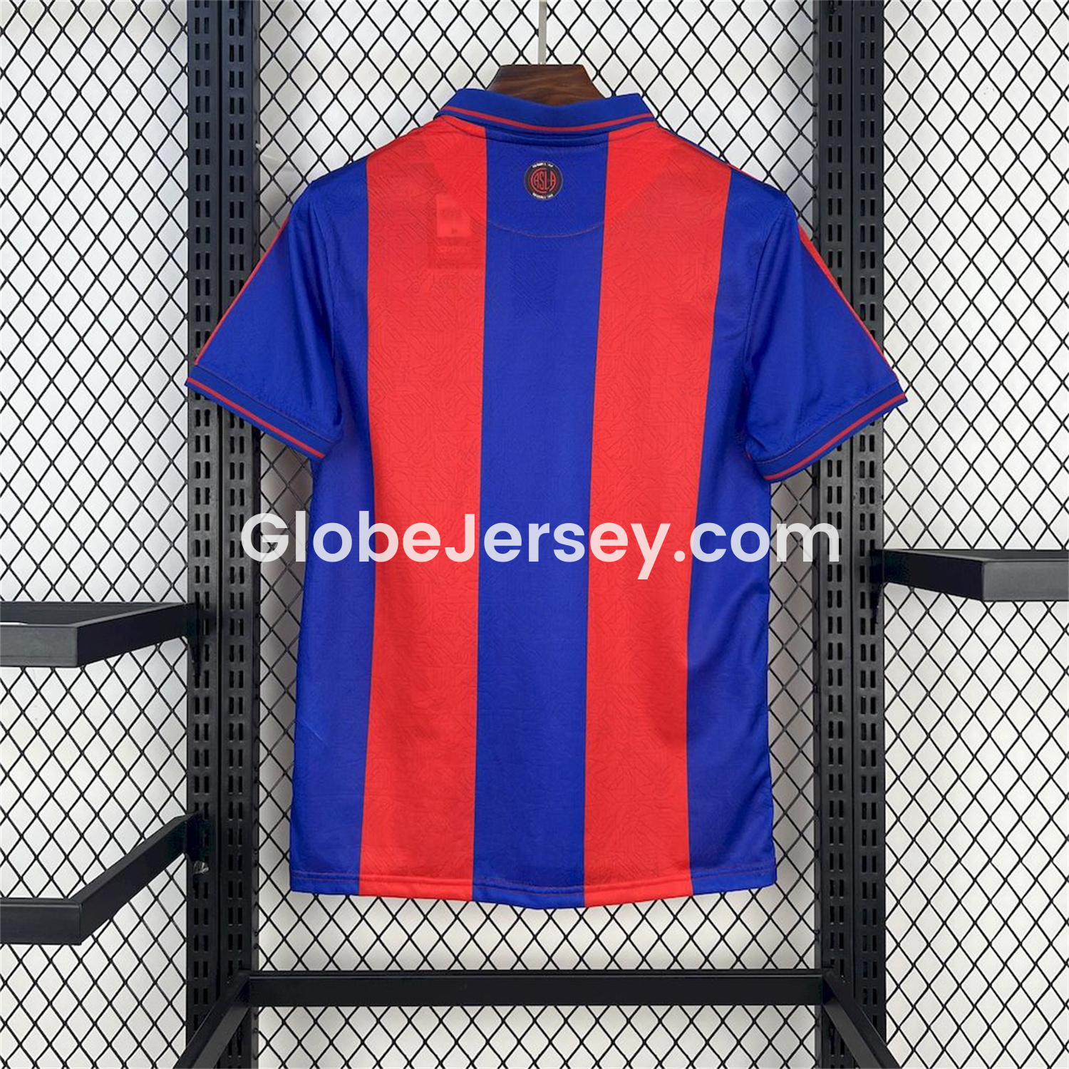 GlobeJersey-San Lorenzo 25-26 Home Unsponsored Jersey - Fans Version