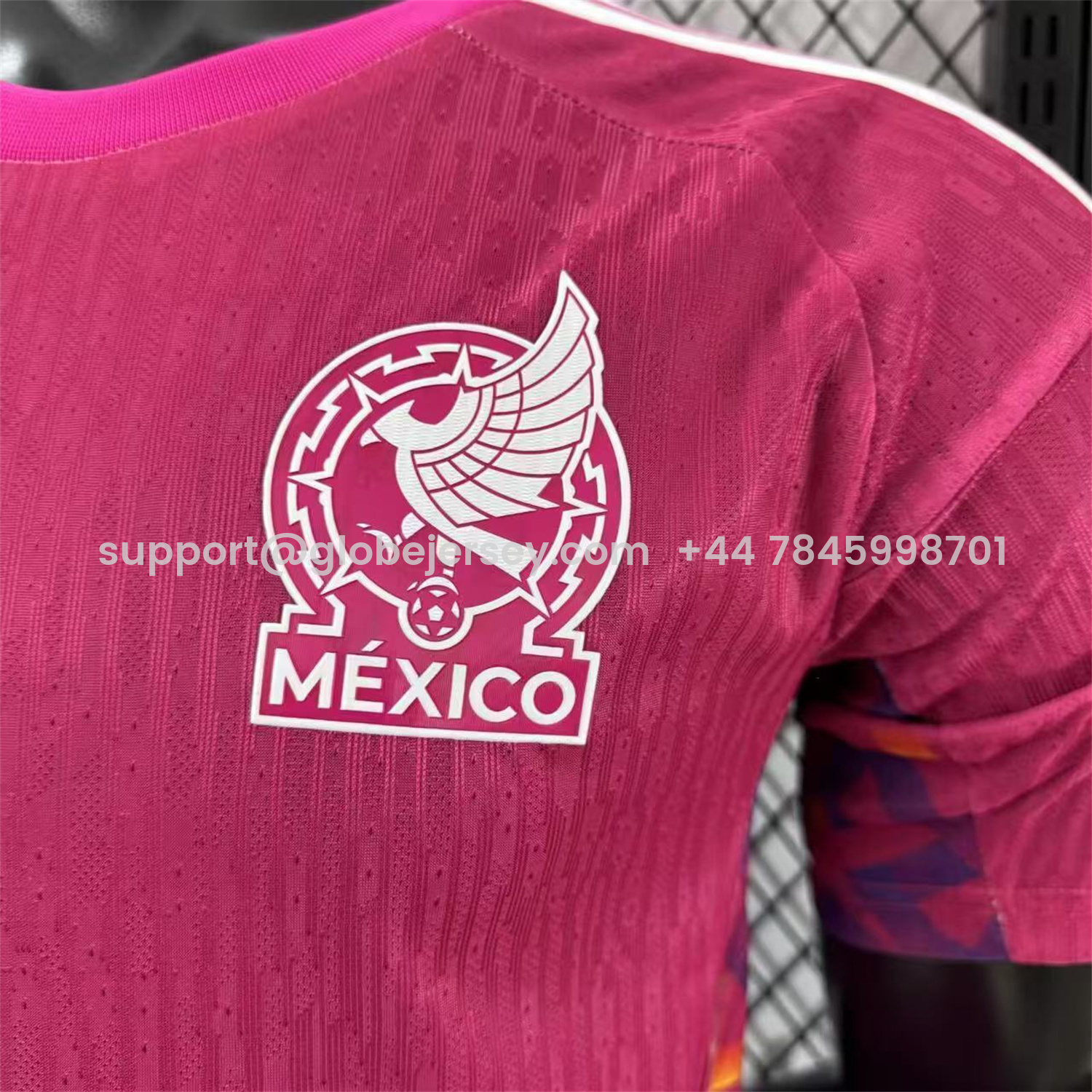 GlobeJersey-Mexico 2026 Pink Goalkeeper Jersey - Player Version