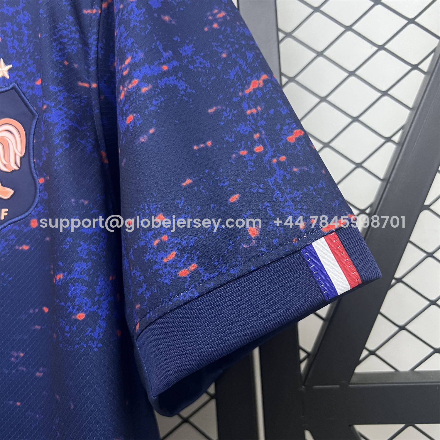 GlobeJersey-France 2025 Women's Team Home Jersey - Men's Fans Version