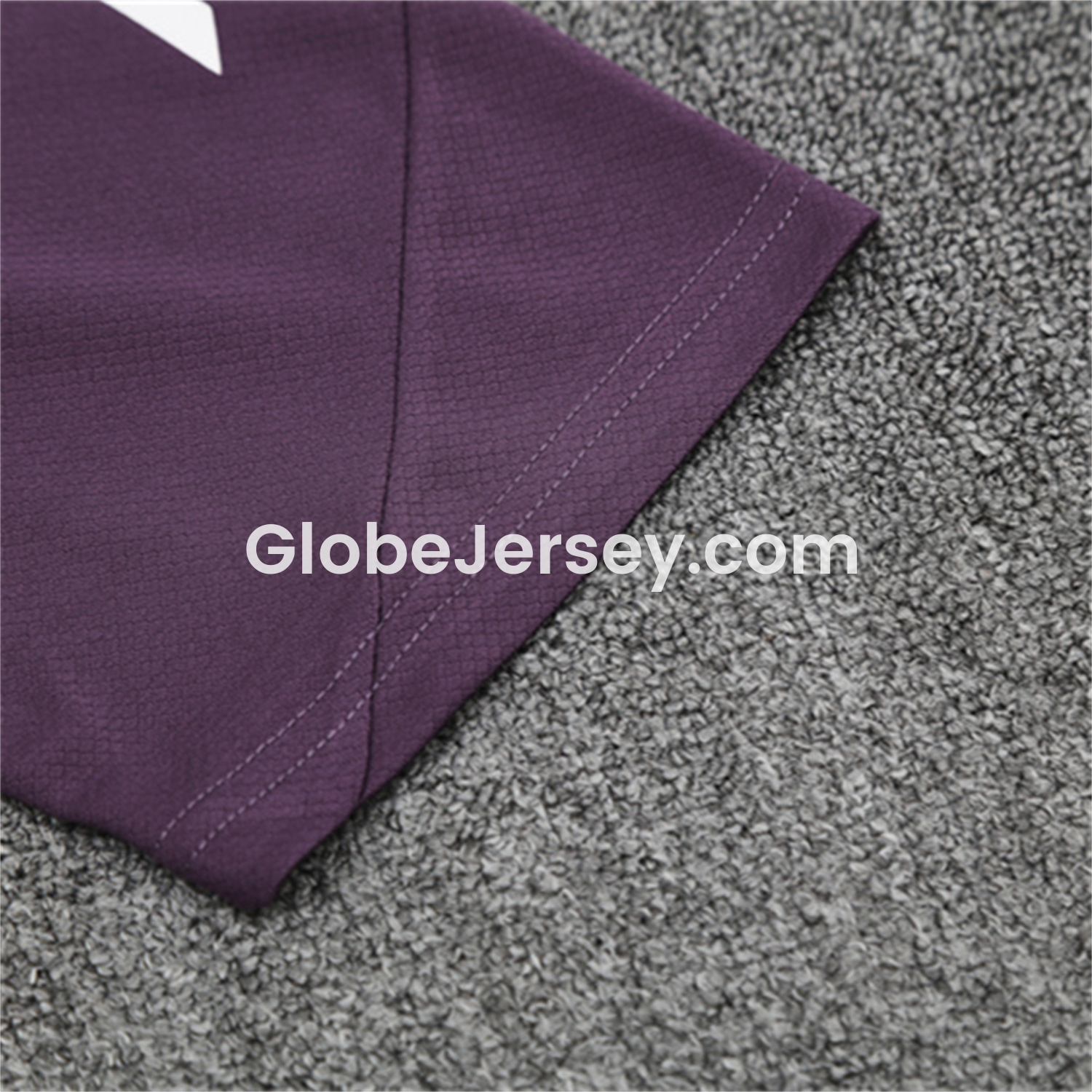 GlobeJersey-Manchester United 25-26 Short-Sleeve Training Set - Purple Top & Black shorts