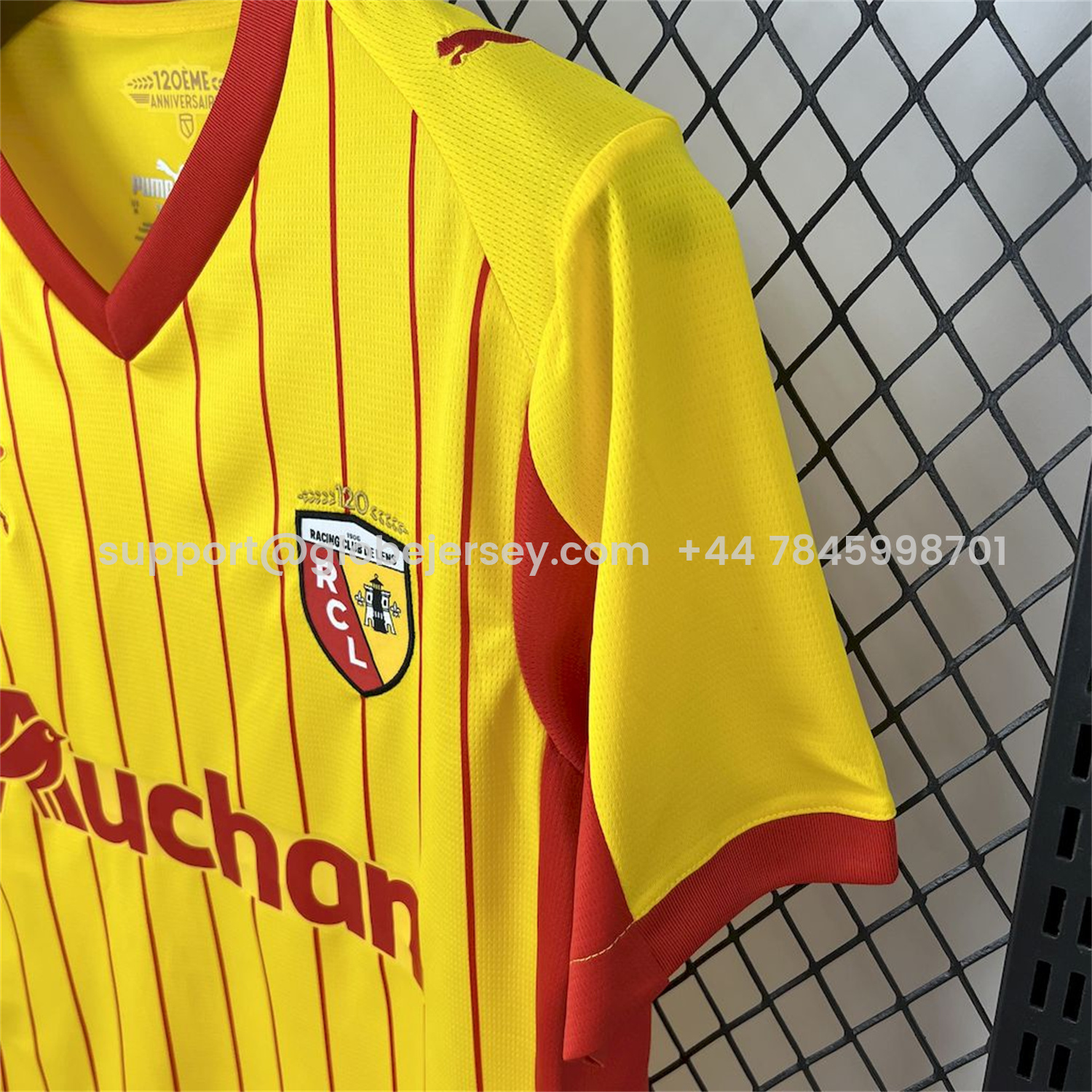GlobeJersey-RC Lens 25-26 Home Jersey - Fans Version