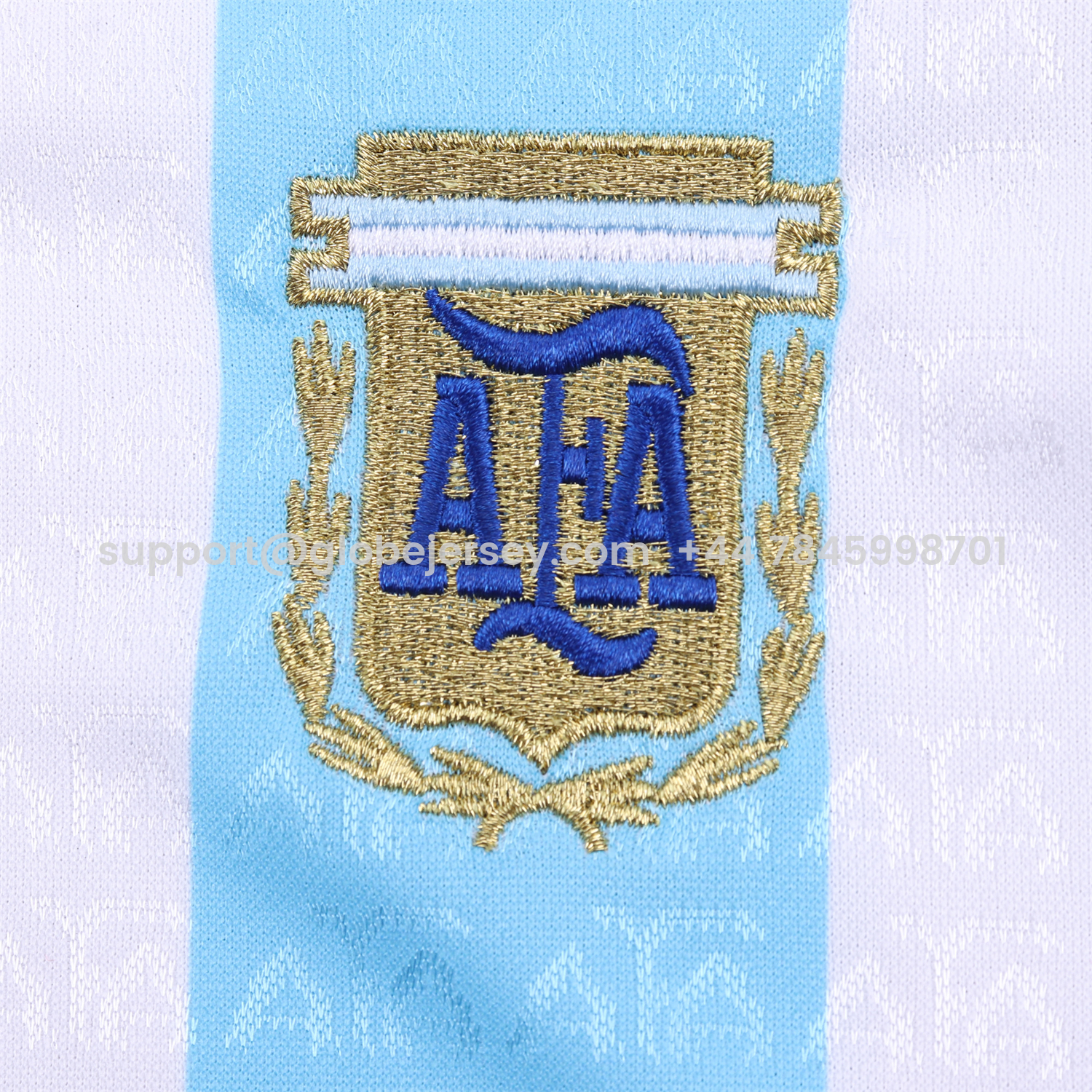 GlobeJersey-Retro Argentina 1996-97 Home Kids Kit