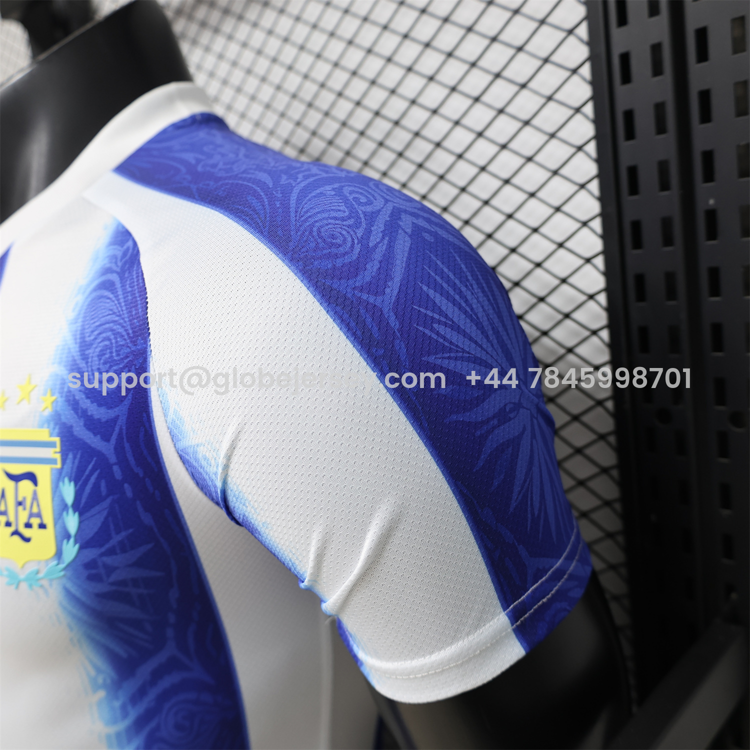 GlobeJersey-Argentina 2026 Deep Blue And White Stripes Special Jersey - Player Version