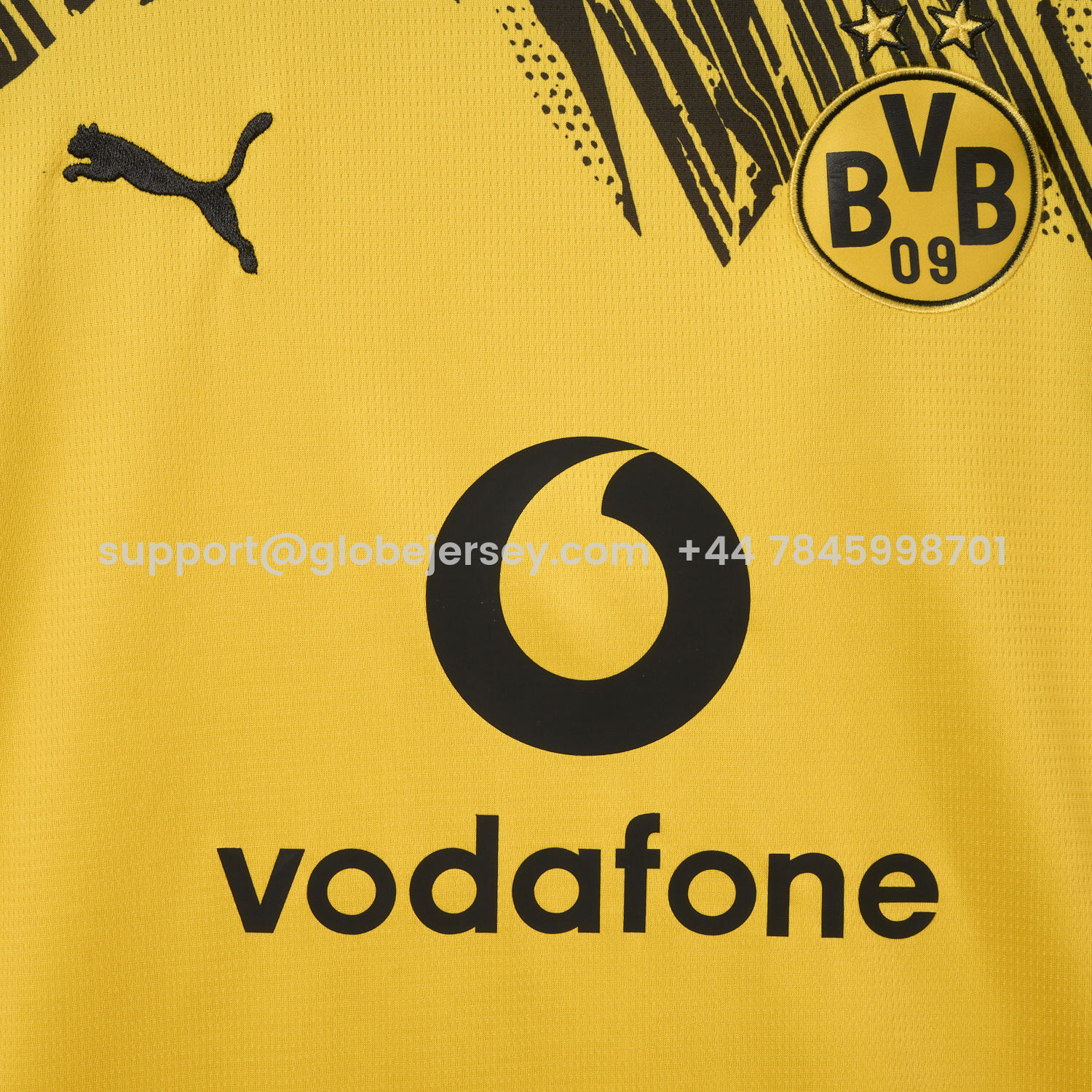GlobeJersey-Dortmund 25-26 Home Jersey - Fans Version
