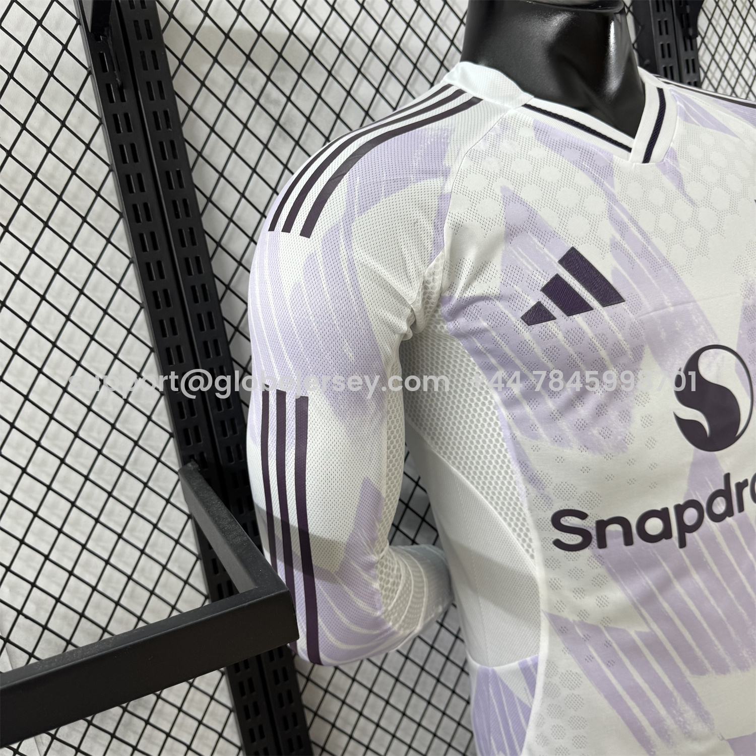 GlobeJersey-Manchester United 25-26 Away Long Sleeves Jersey - Player Version