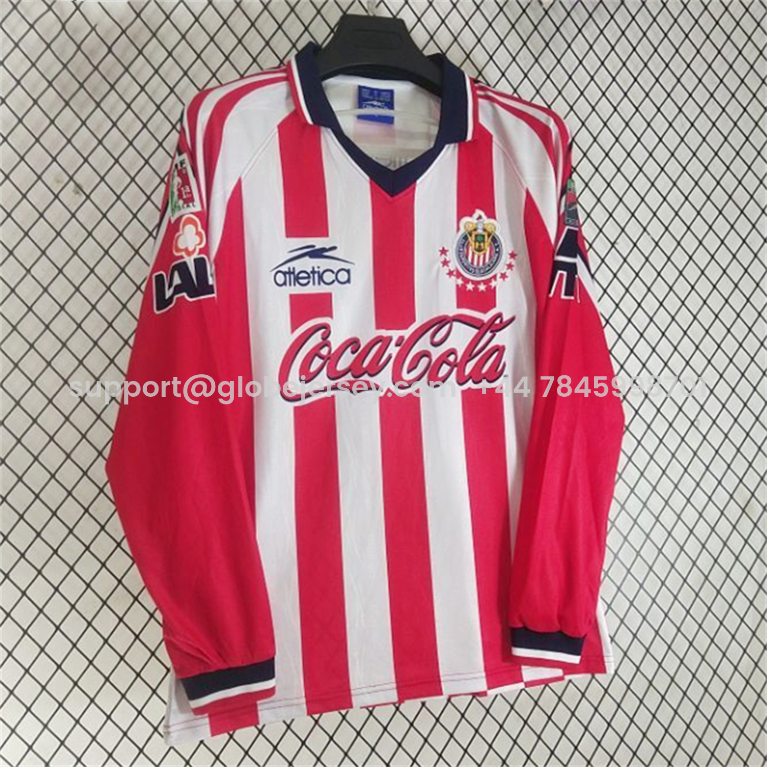 GlobeJersey-Retro Chivas de Guadalajara 1998-99 Home Long Sleeves Jersey