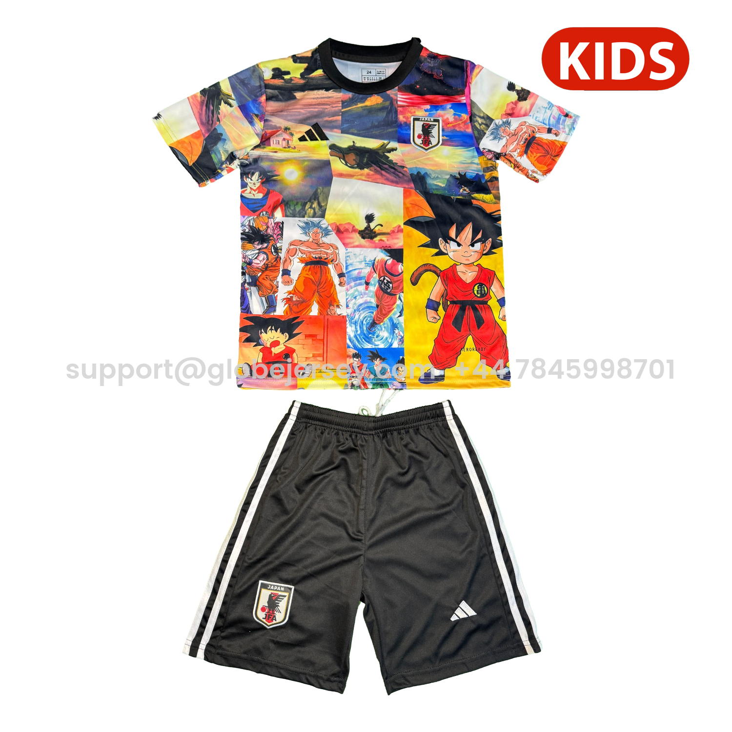 GlobeJersey-Japan 25-26 Dragon Ball Famous Scene Special Kids Kit