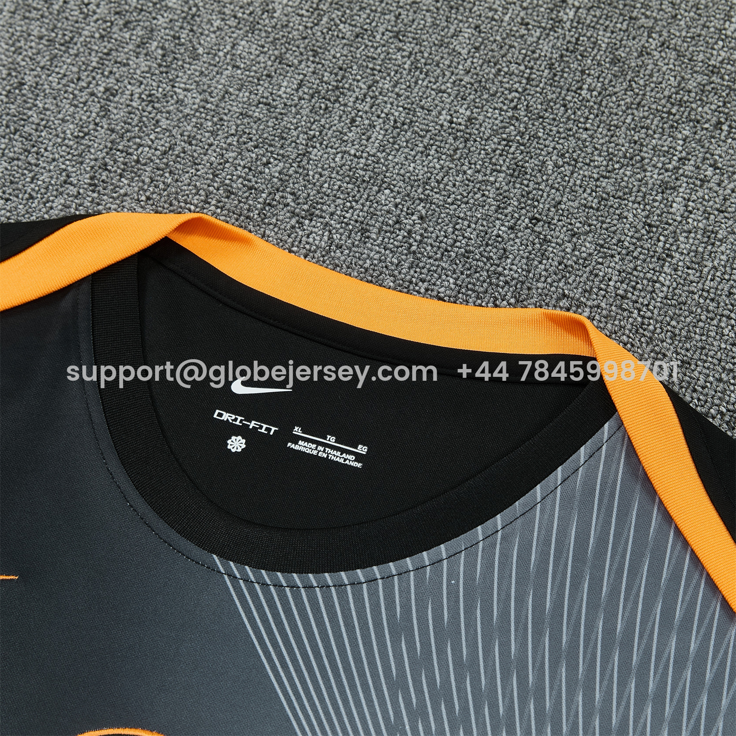 GlobeJersey-Inter Milan 25-26 Short-Sleeve Training Set - Black And Grey Top & Pants