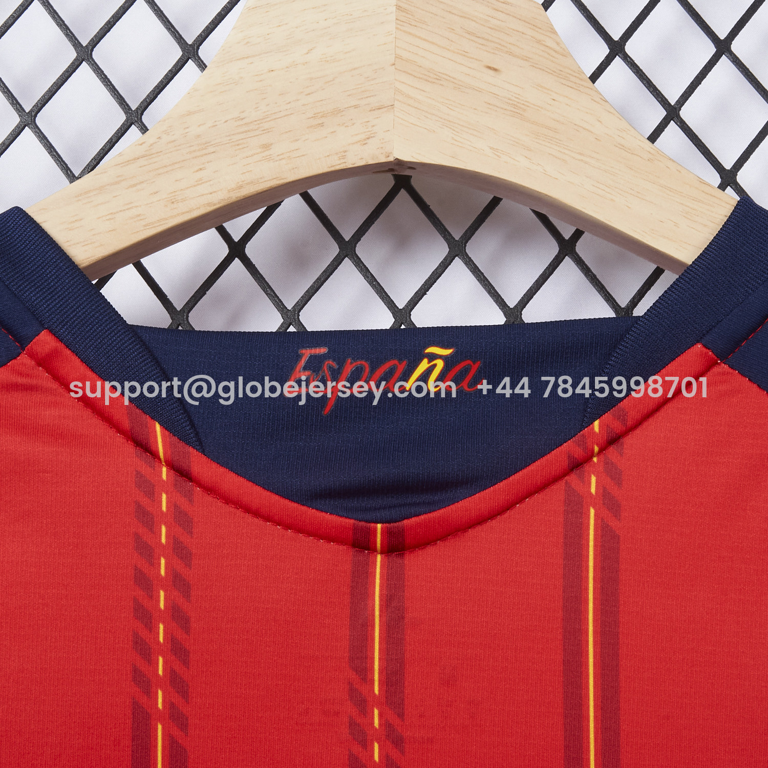 GlobeJersey-Women's Spain 2026 Home Cropped Jersey