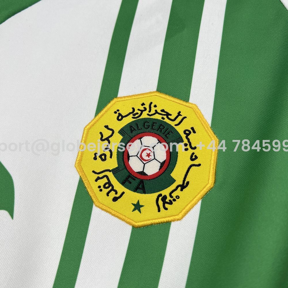 GlobeJersey-Retro Algeria 1986 Home Jersey
