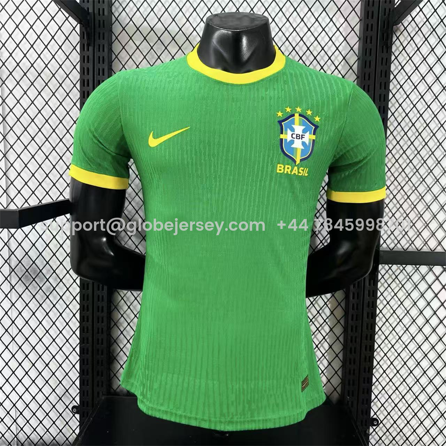 GlobeJersey-Brazil 2026 Green Special Jersey - Player Version